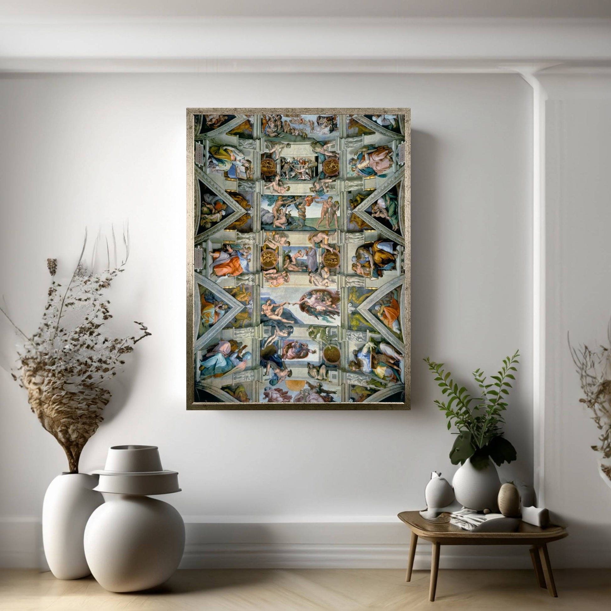 The Sistine Chapel Ceiling Canvas Wall Art - Y Canvas