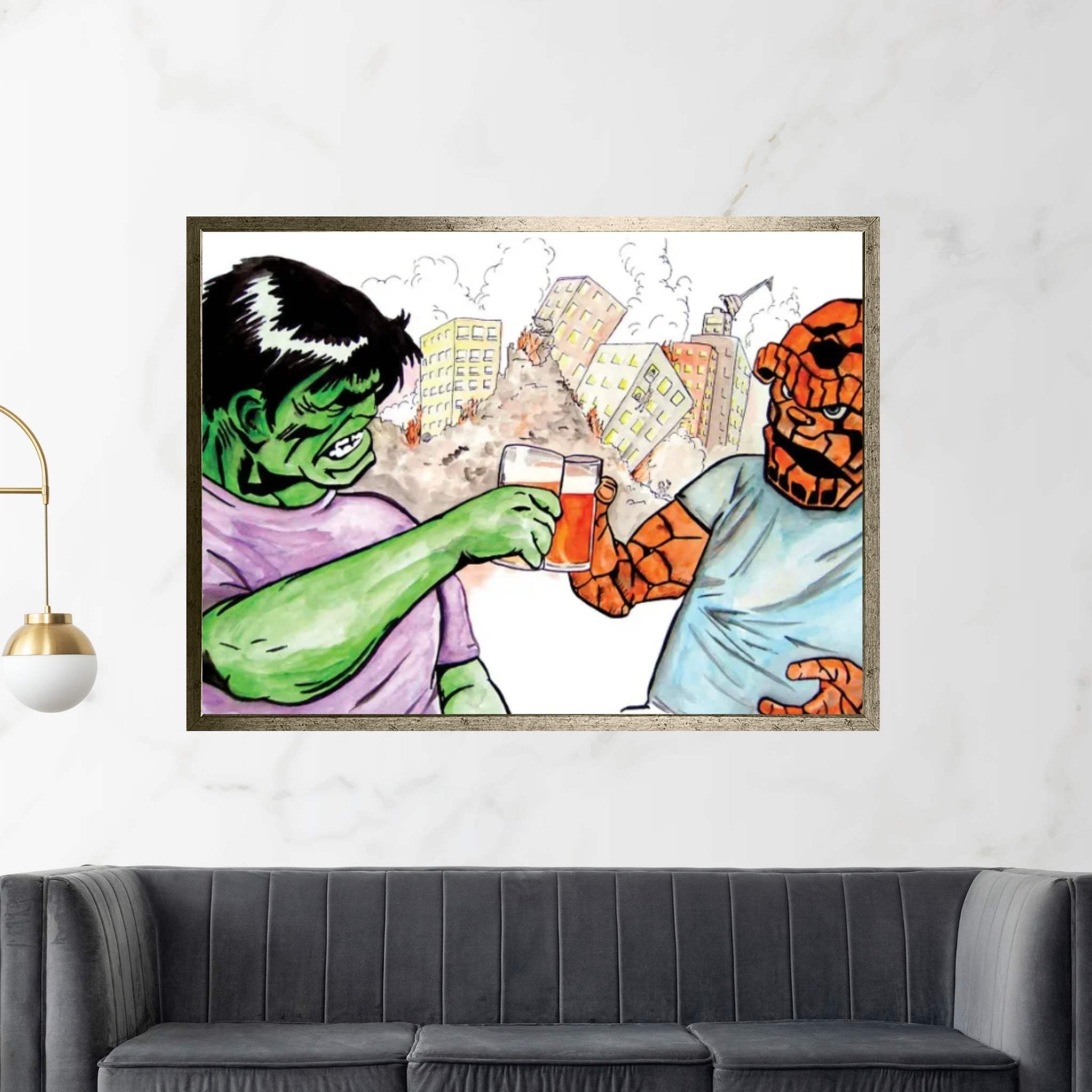 Cheers Canvas Wall Art - Y Canvas