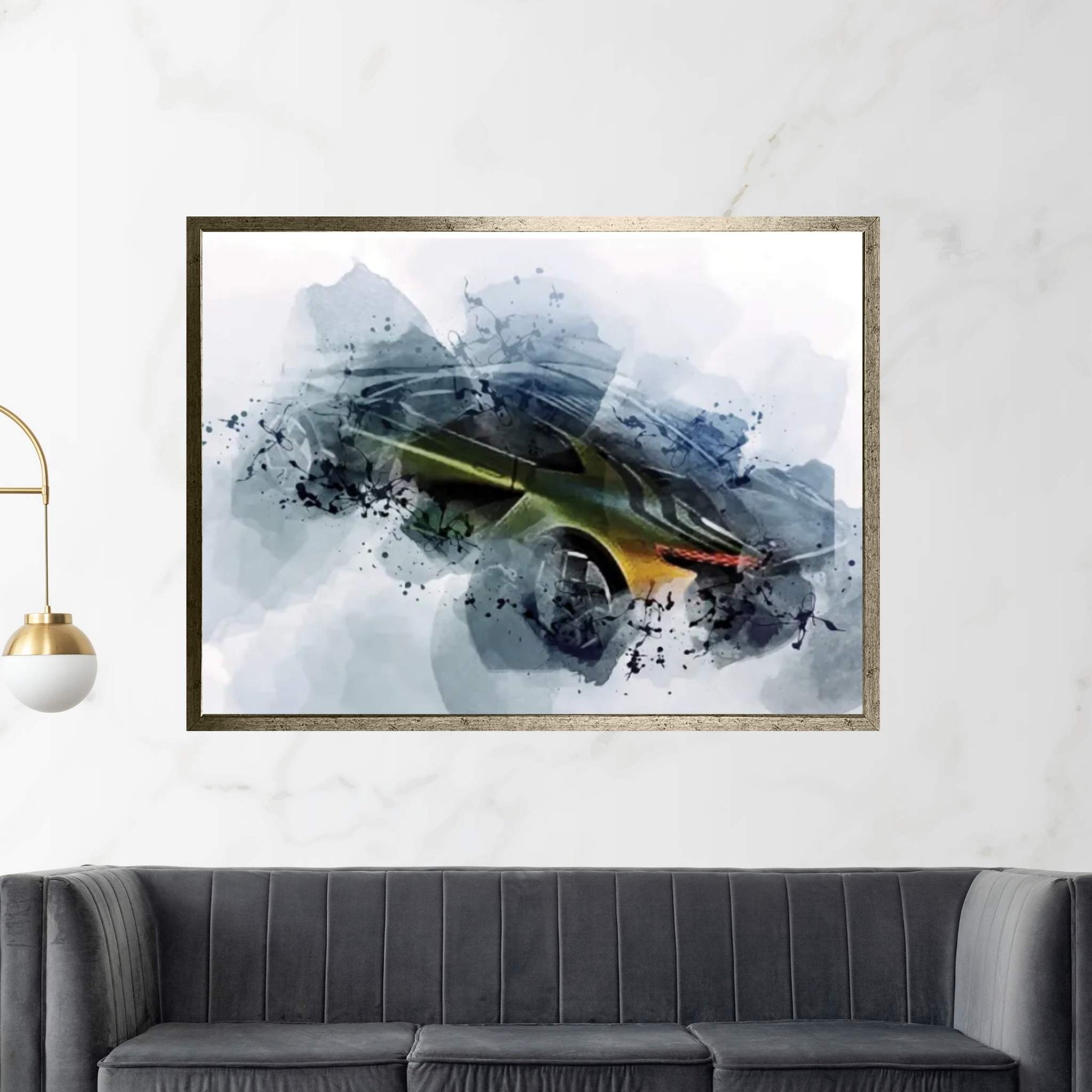 2022 Ds E-Tense Performance Concept Exterior Canvas Wall Art - Y Canvas