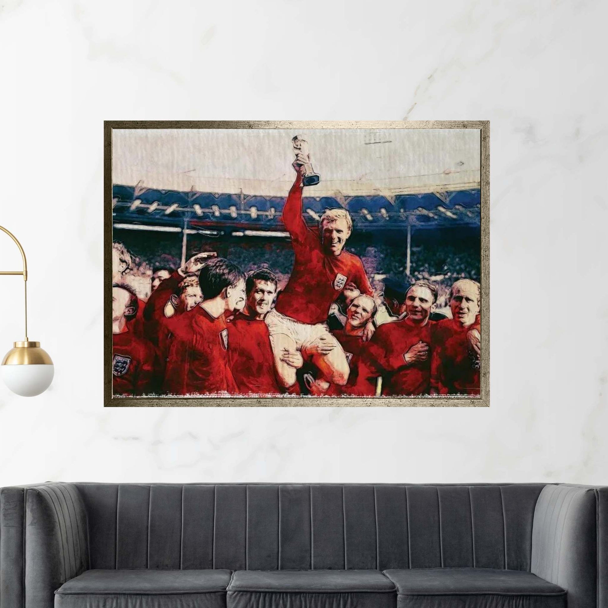 1966 England World Cup Canvas Wall Art - Y Canvas