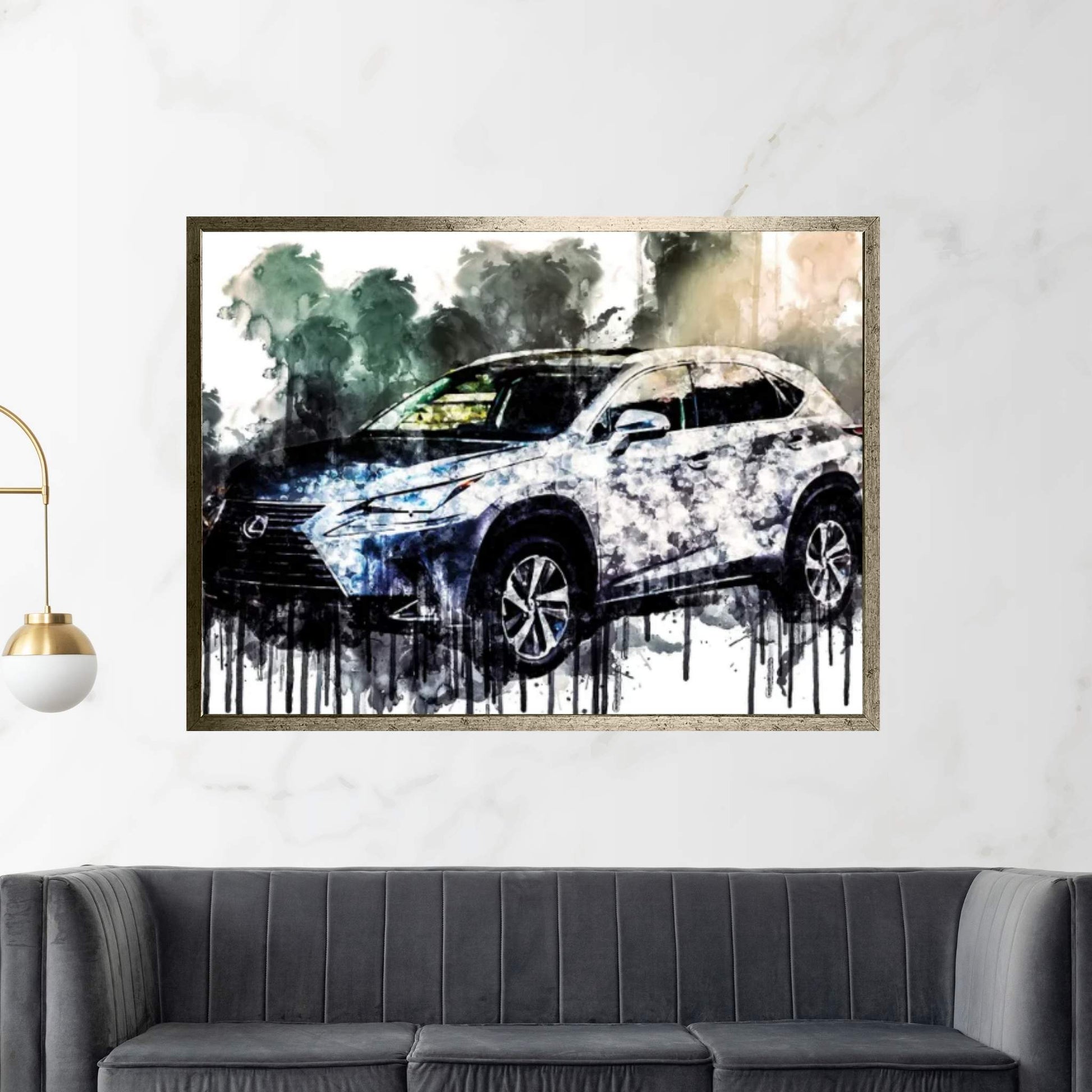 2017 Lexus NX 300h Canvas Wall Art - Y Canvas