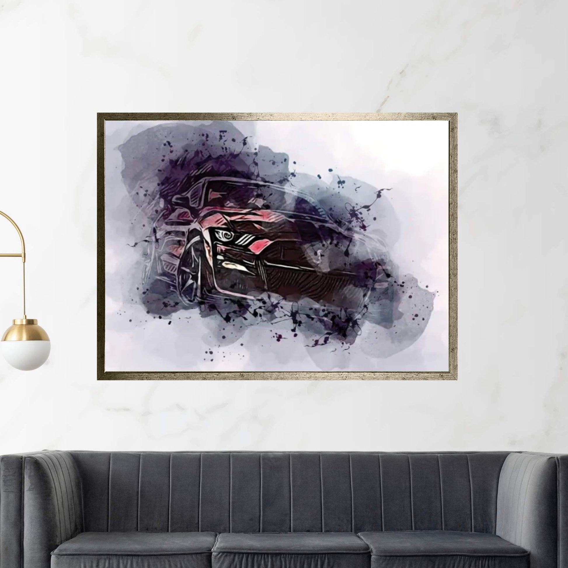 Ford Mustang Shelby Gt500 Canvas Wall Art - Y Canvas