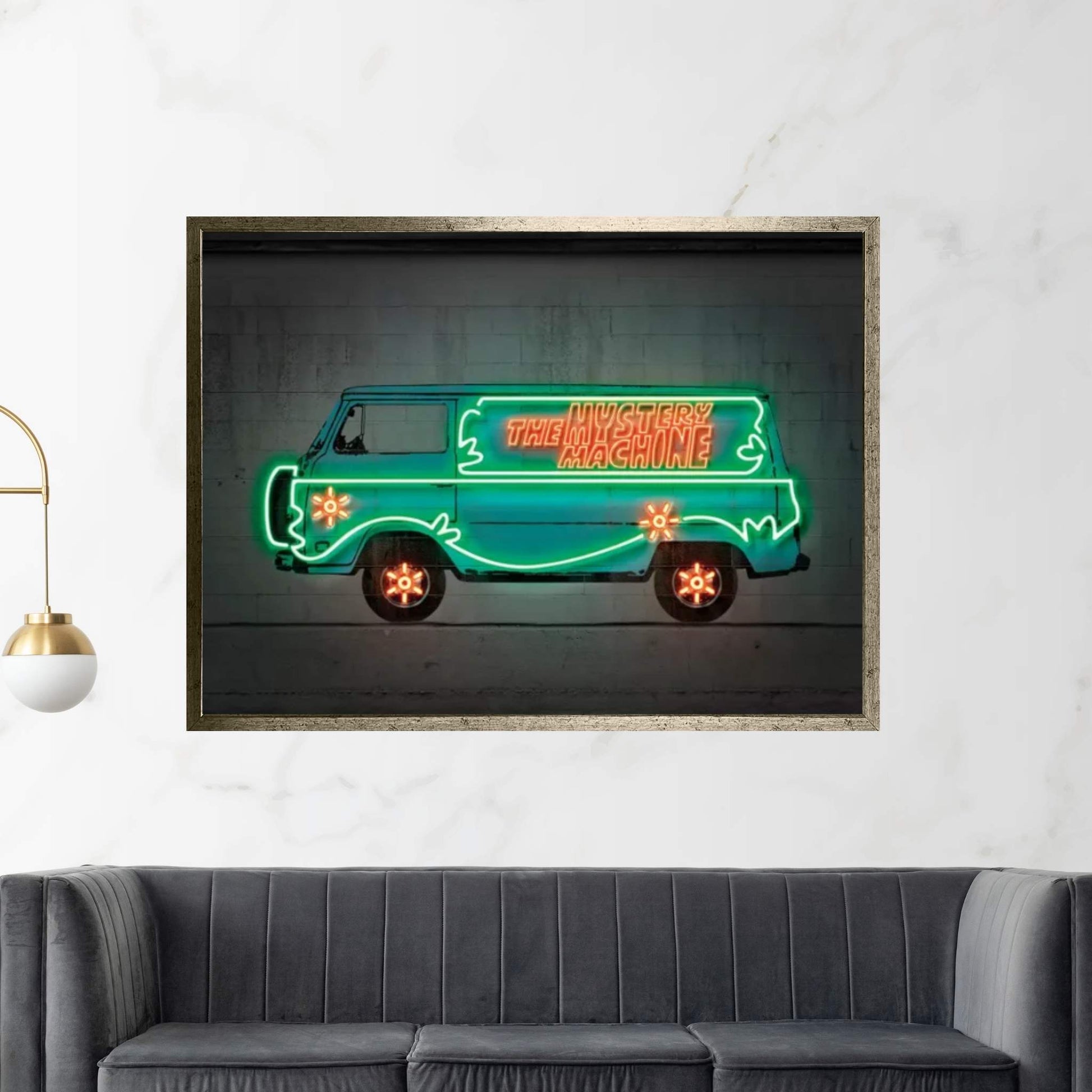 Mystery Car Canvas Wall Art - Y Canvas