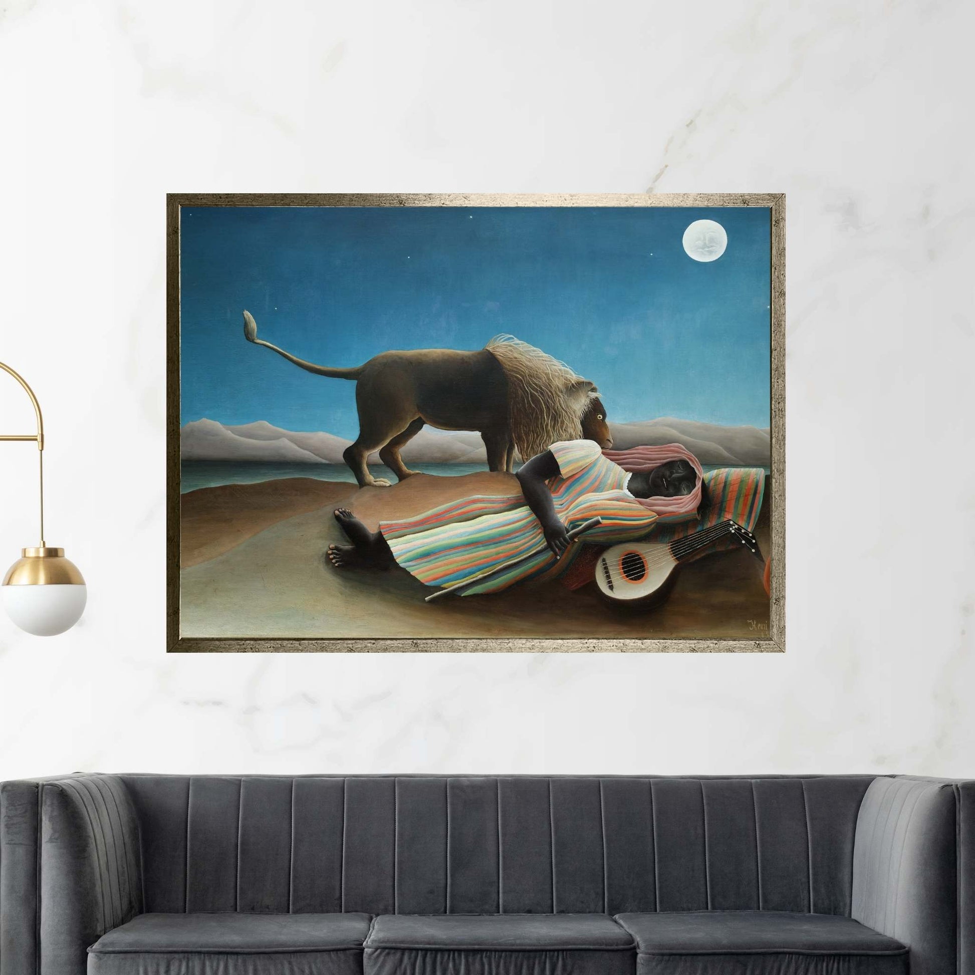 The Sleeping Gypsy Canvas Wall Art - Y Canvas