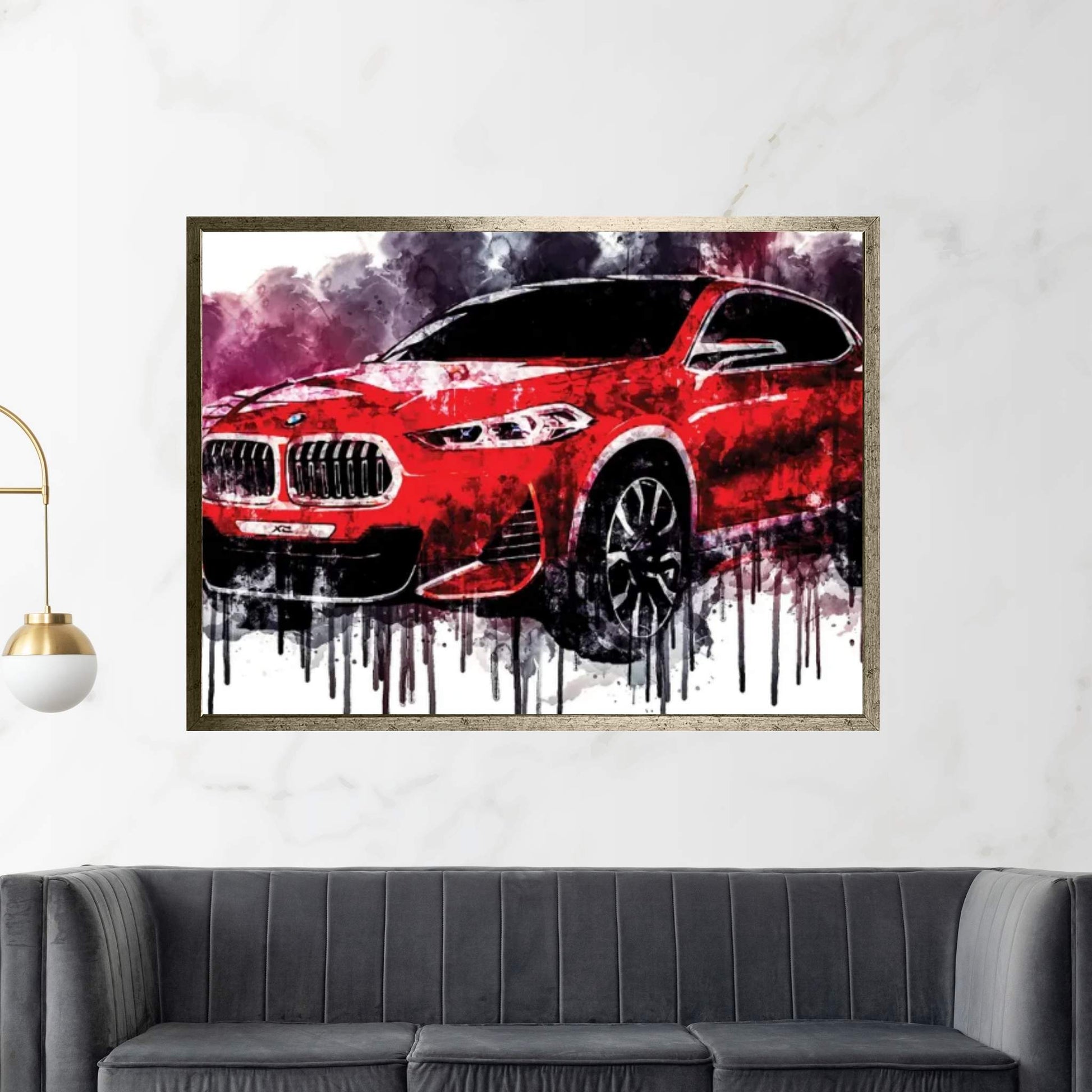 2018 BMW X2 Concept Vehicle CDXXXI Canvas Wall Art - Y Canvas