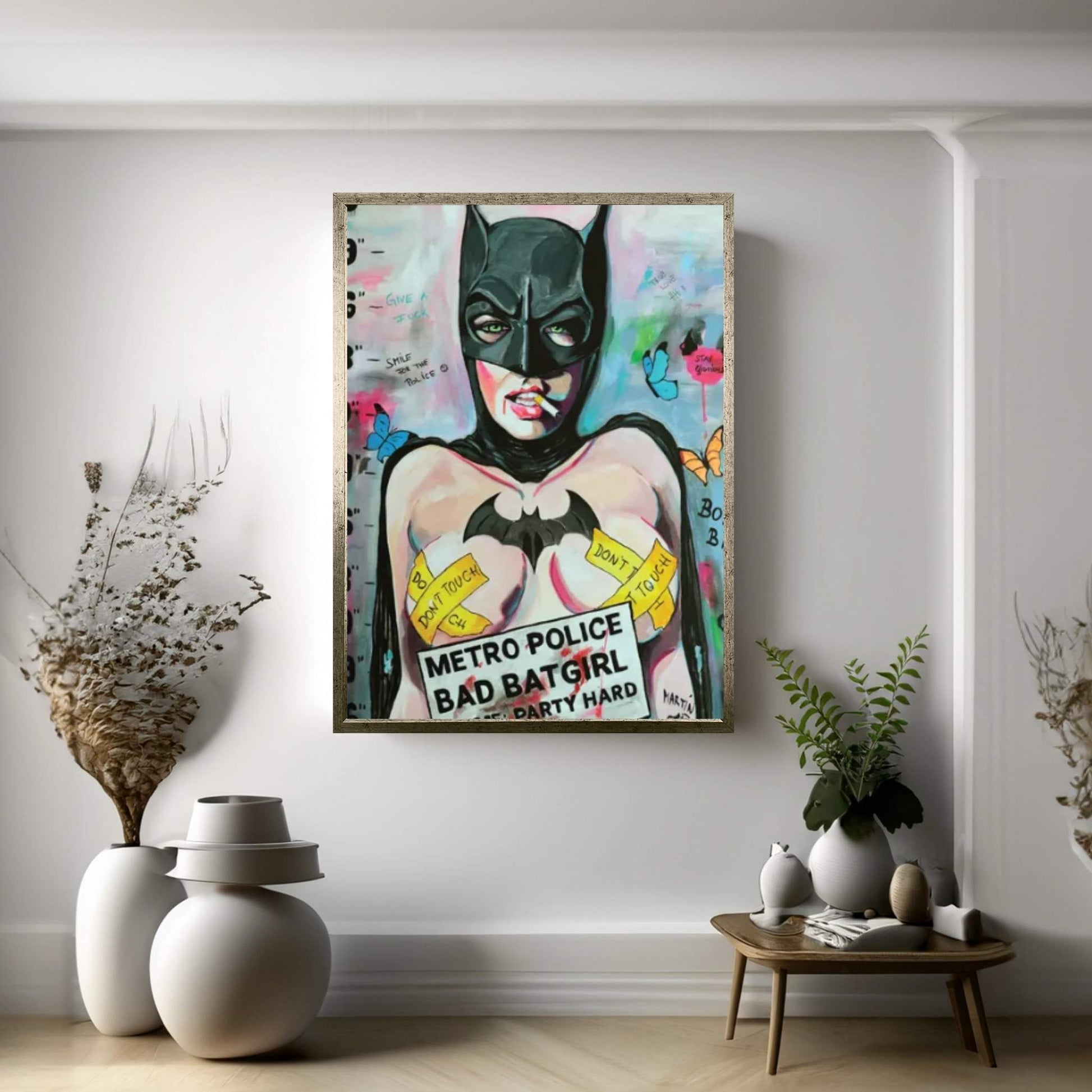 Batgirl Canvas Wall Art - Y Canvas