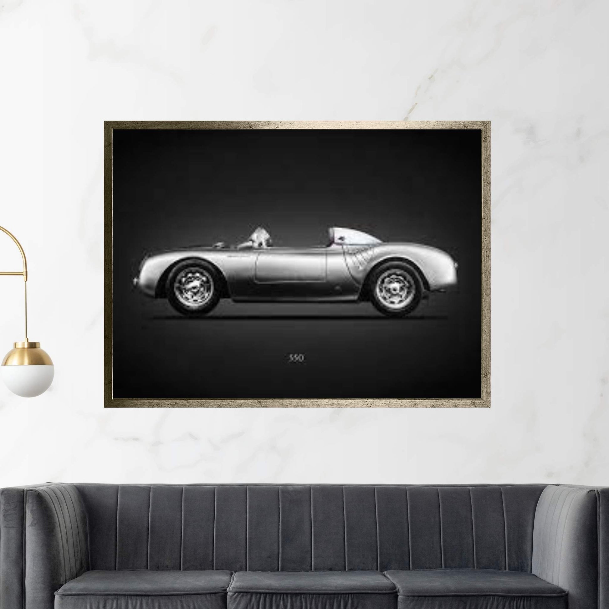 Porsche 550 Spyder Canvas Wall Art - Y Canvas