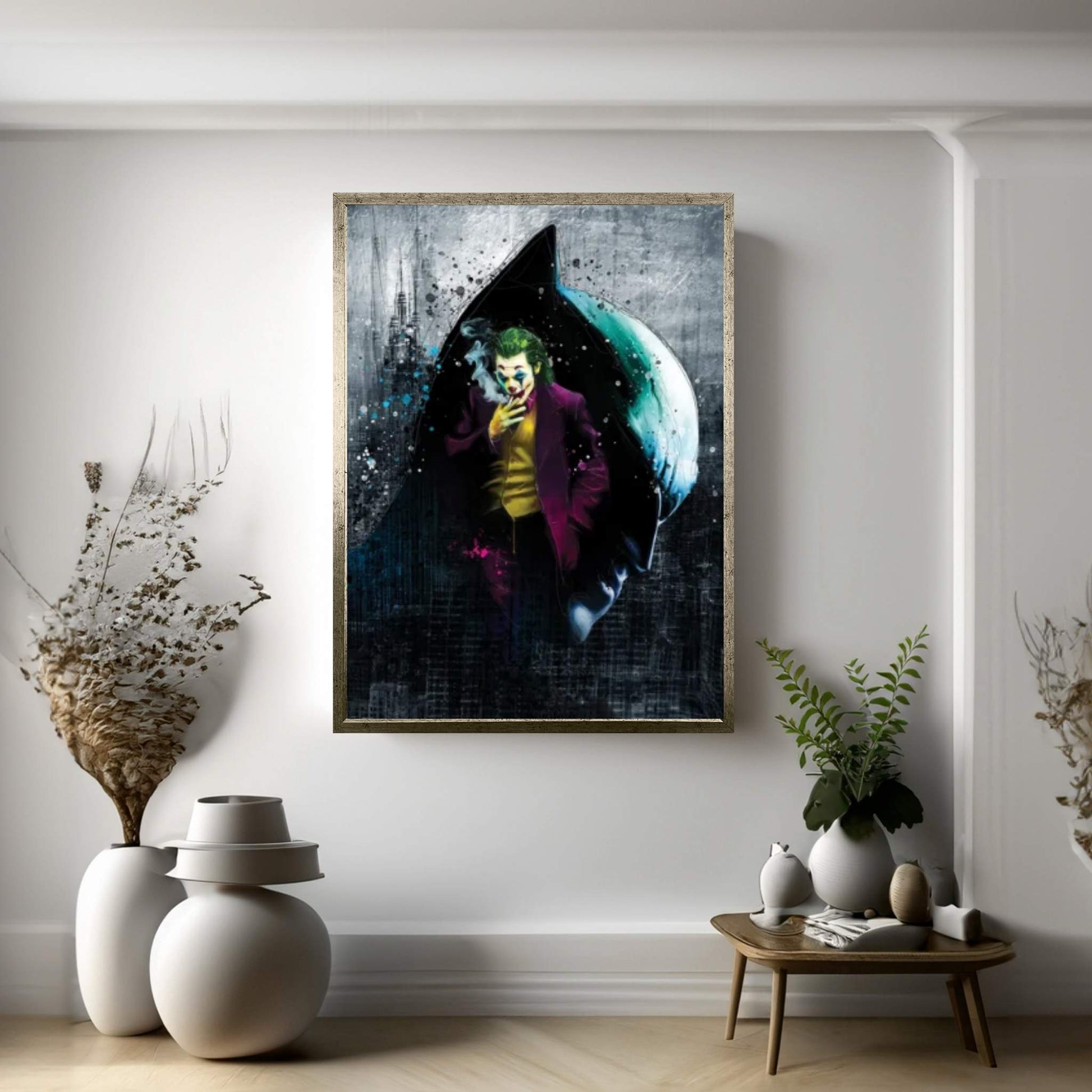 The Batman And The Joker Canvas Wall Art - Y Canvas