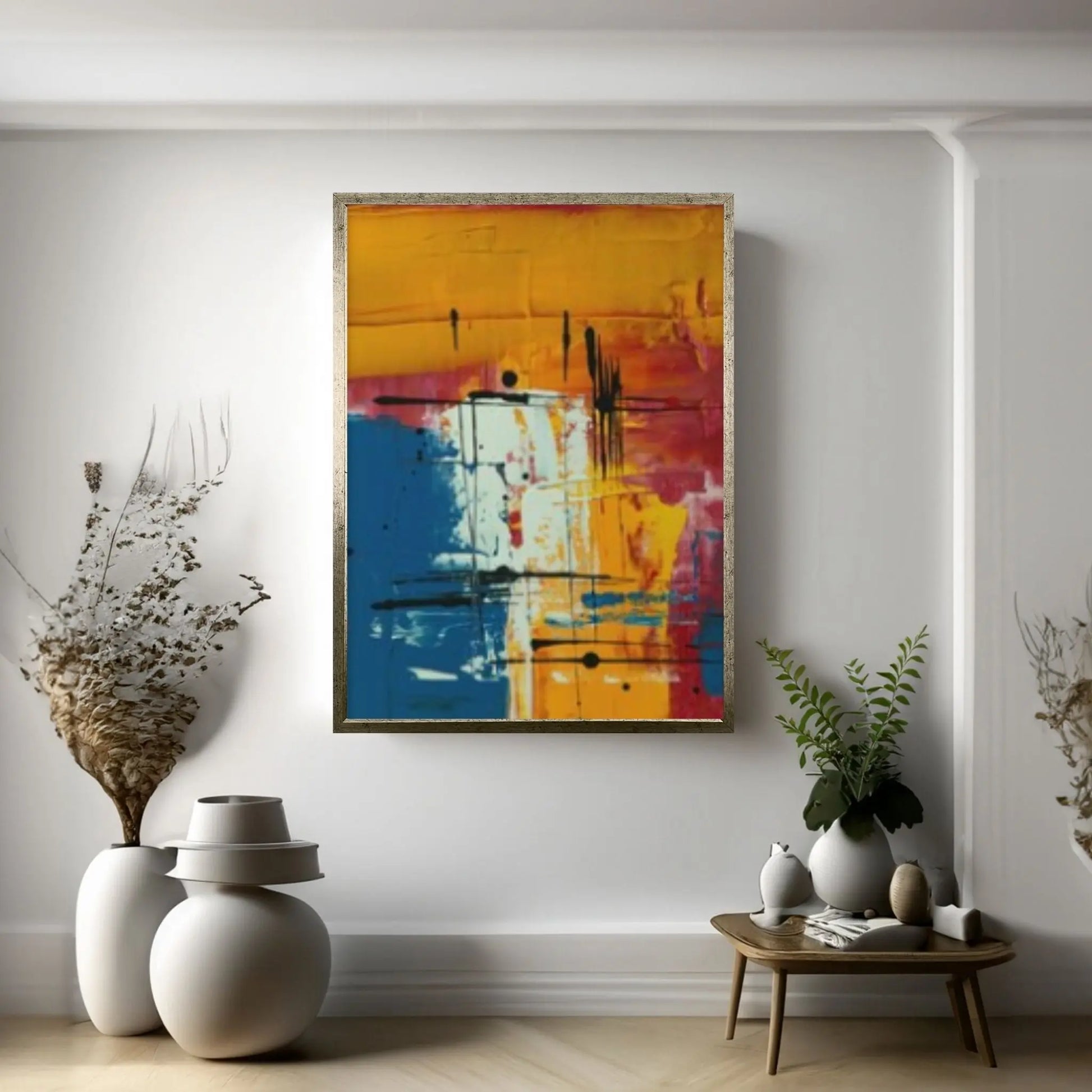 Abstract Painting Canvas Original Abstract Art Large Abstract Wall Art - Y Canvas