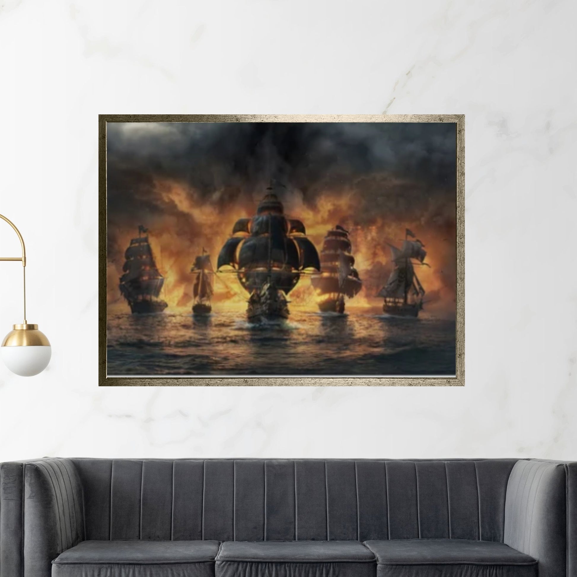 Sailing Boat Canvas, Sea Wall Decor, Sea Landscape - Y Canvas