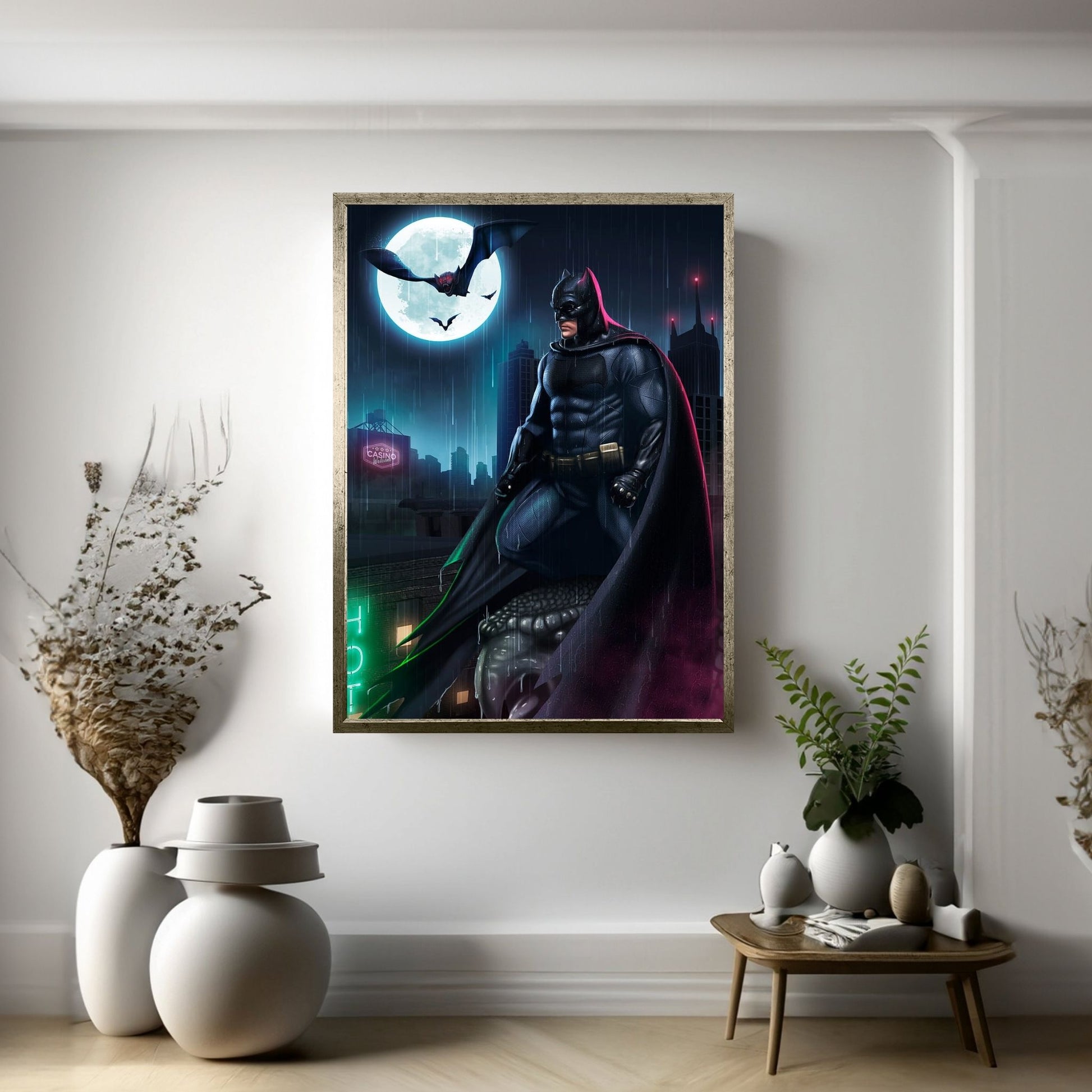 Batman Canvas Wall Art - Y Canvas