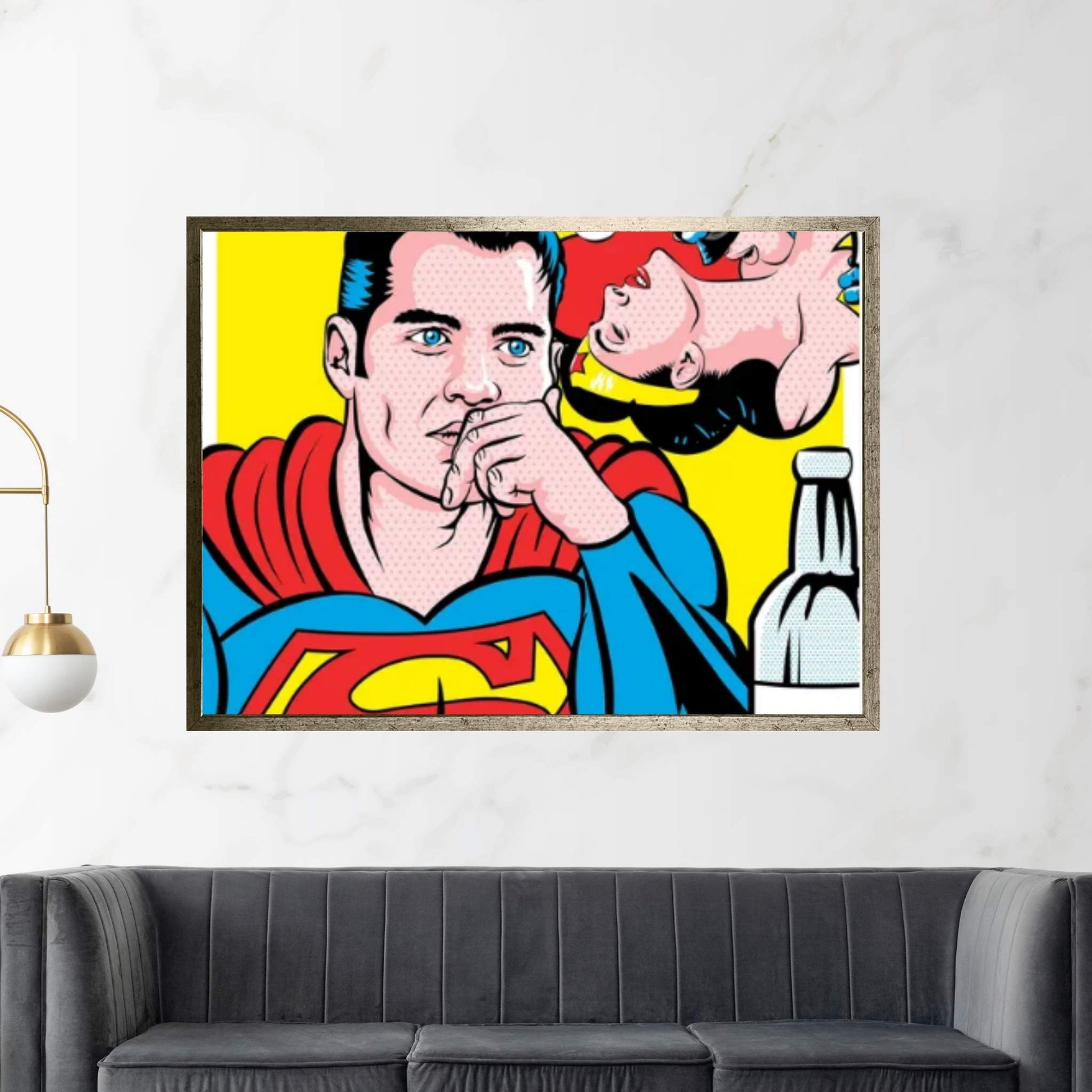 Drown The Super-Sorrows Canvas Wall Art - Y Canvas