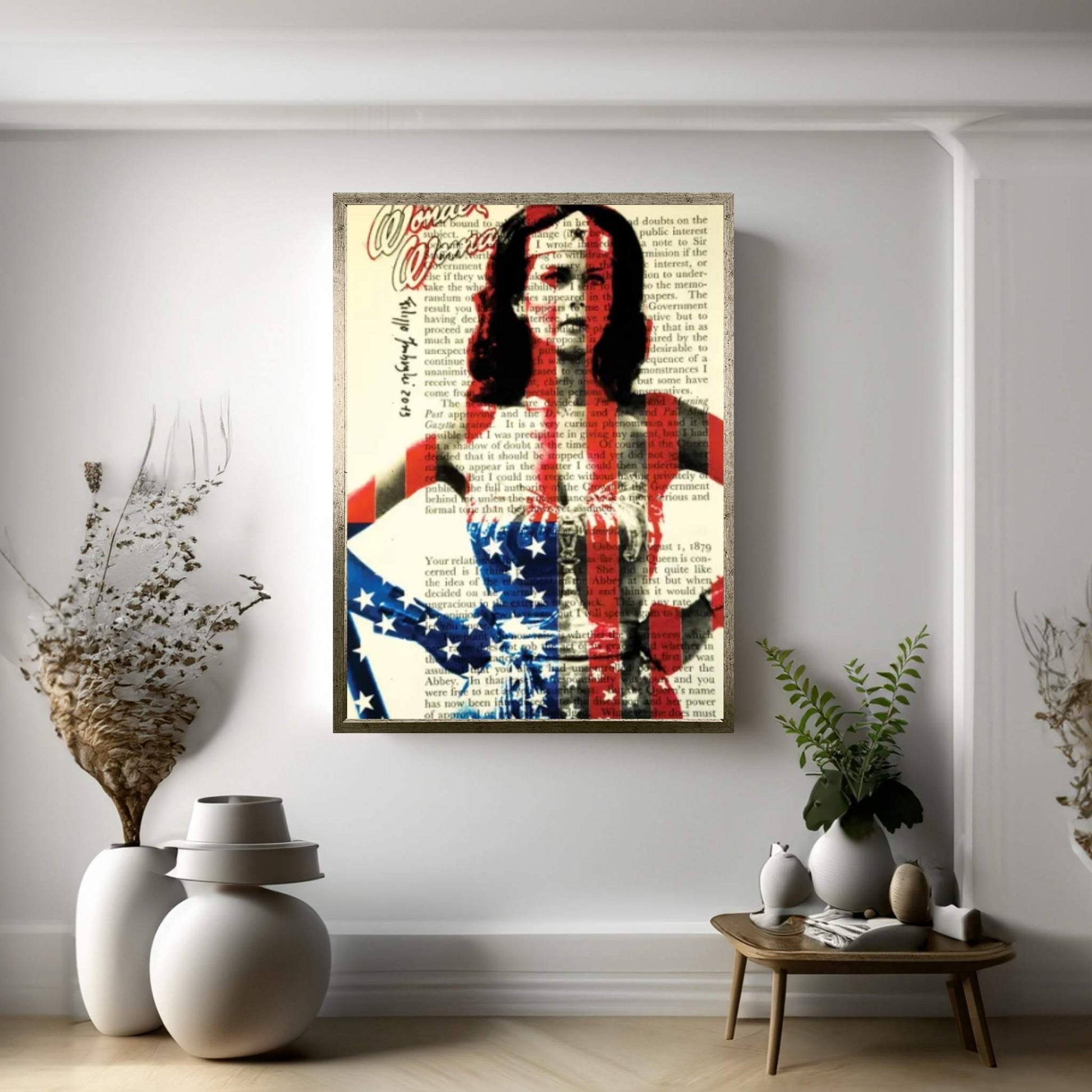 Wonder Woman Canvas Wall Art - Y Canvas