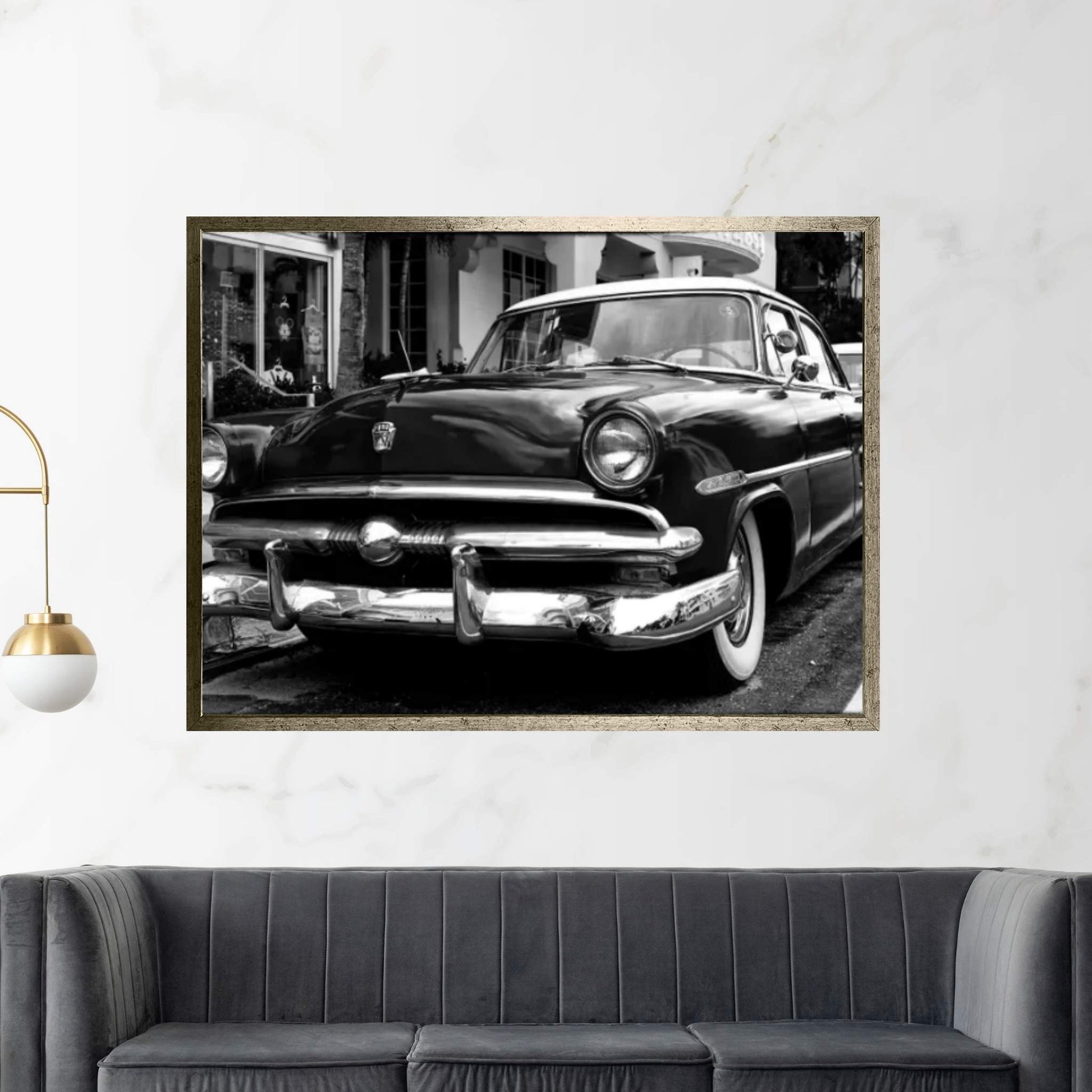 Classic Ford Canvas Wall Art - Y Canvas