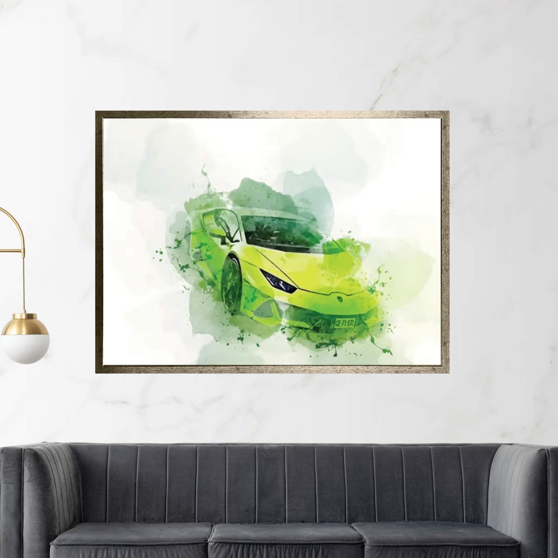 Lamborghini Huracan Evo Hypercars 2022 Canvas Wall Art - Y Canvas