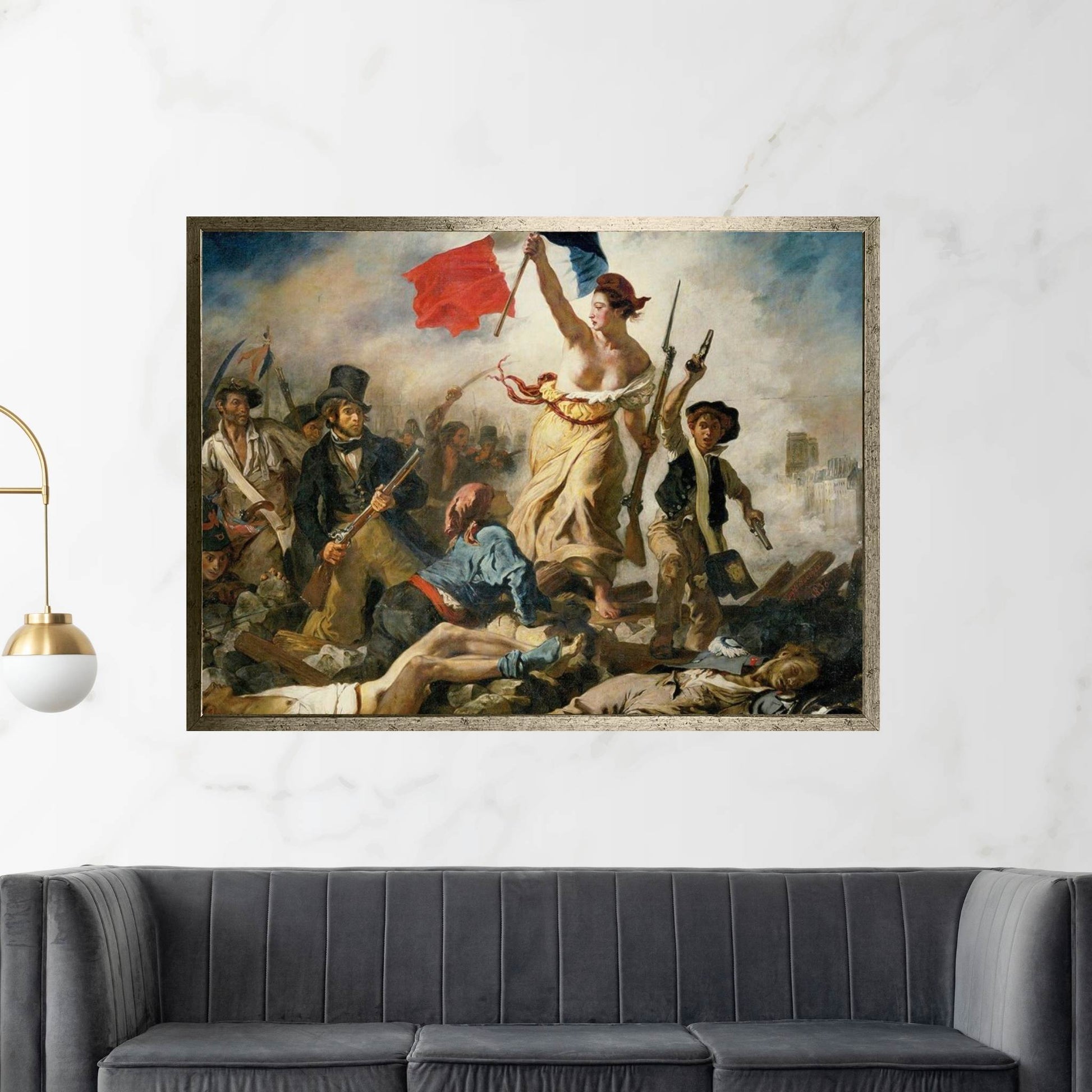 Liberty Leading the People Canvas Wall Art - Y Canvas