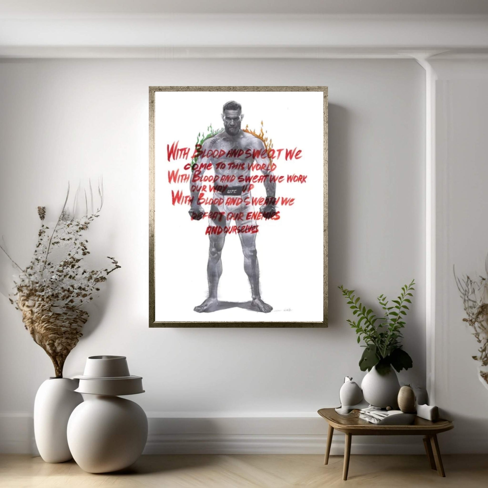 Warrior Of His Country Canvas Wall Art - Y Canvas