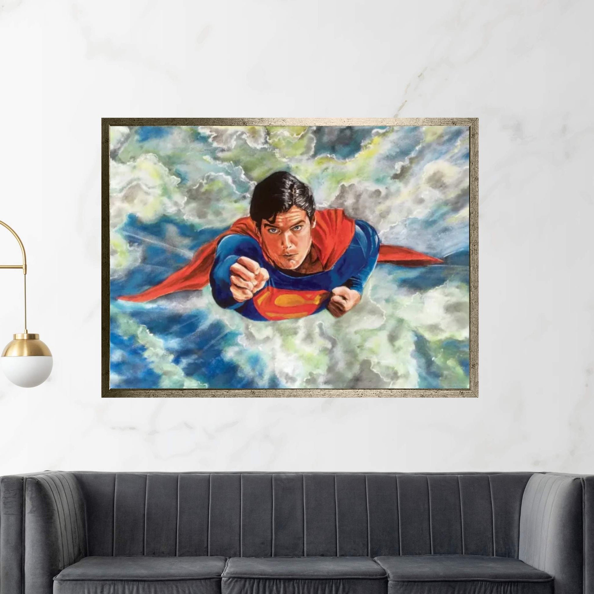 A Man Can Fly Canvas Wall Art - Y Canvas