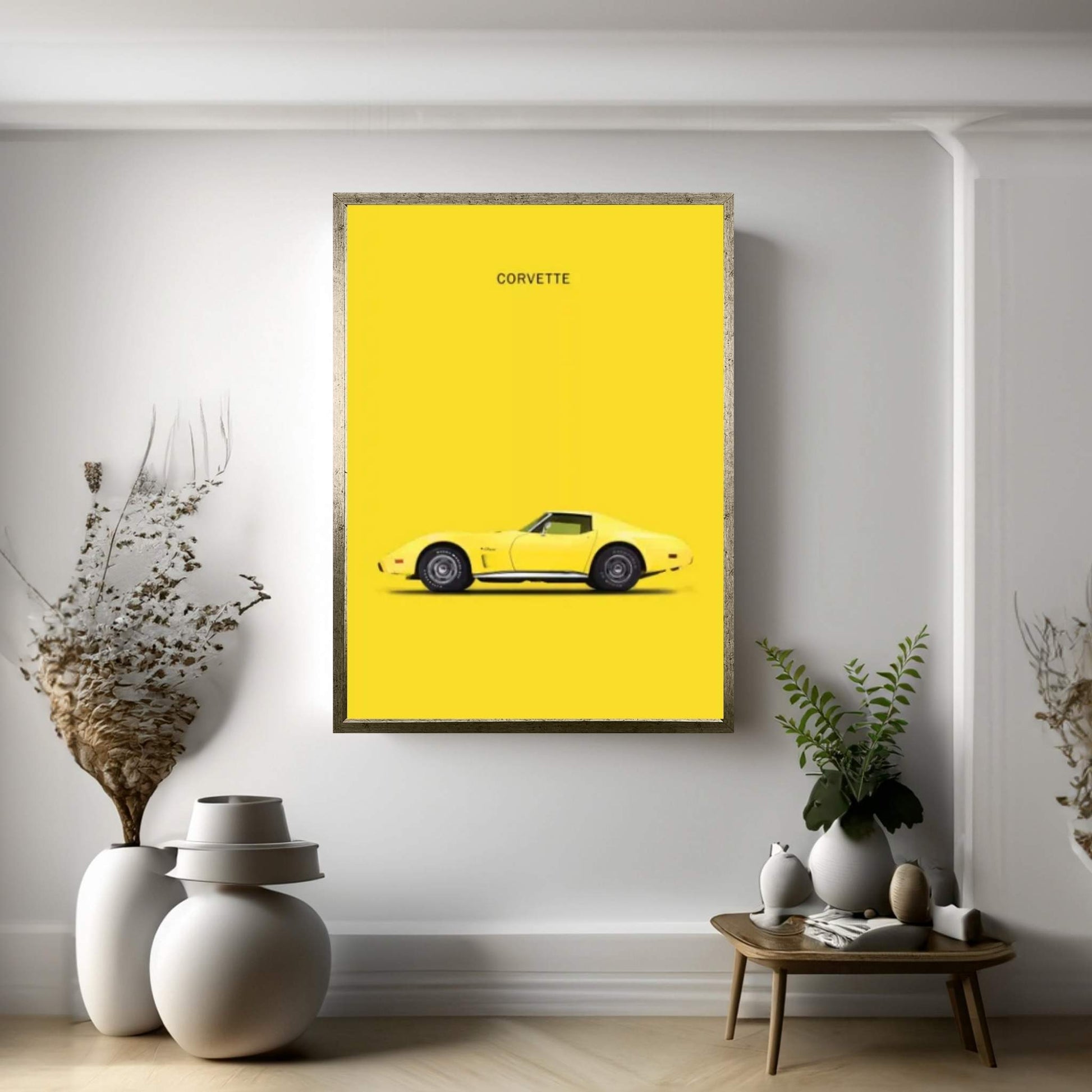 Chevrolet Corvette Canvas Wall Art - Y Canvas