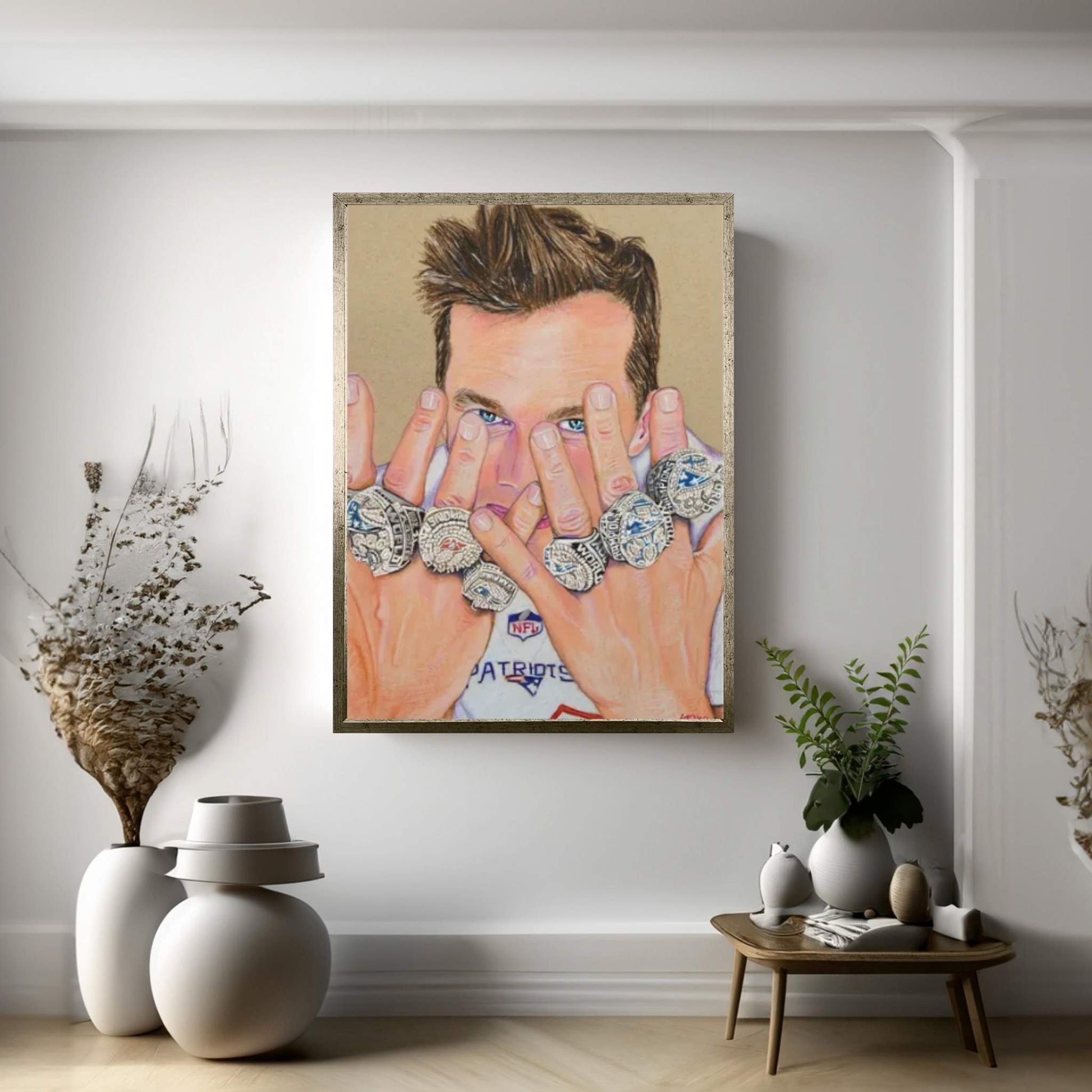 Tom Brady Canvas Wall Art - Y Canvas