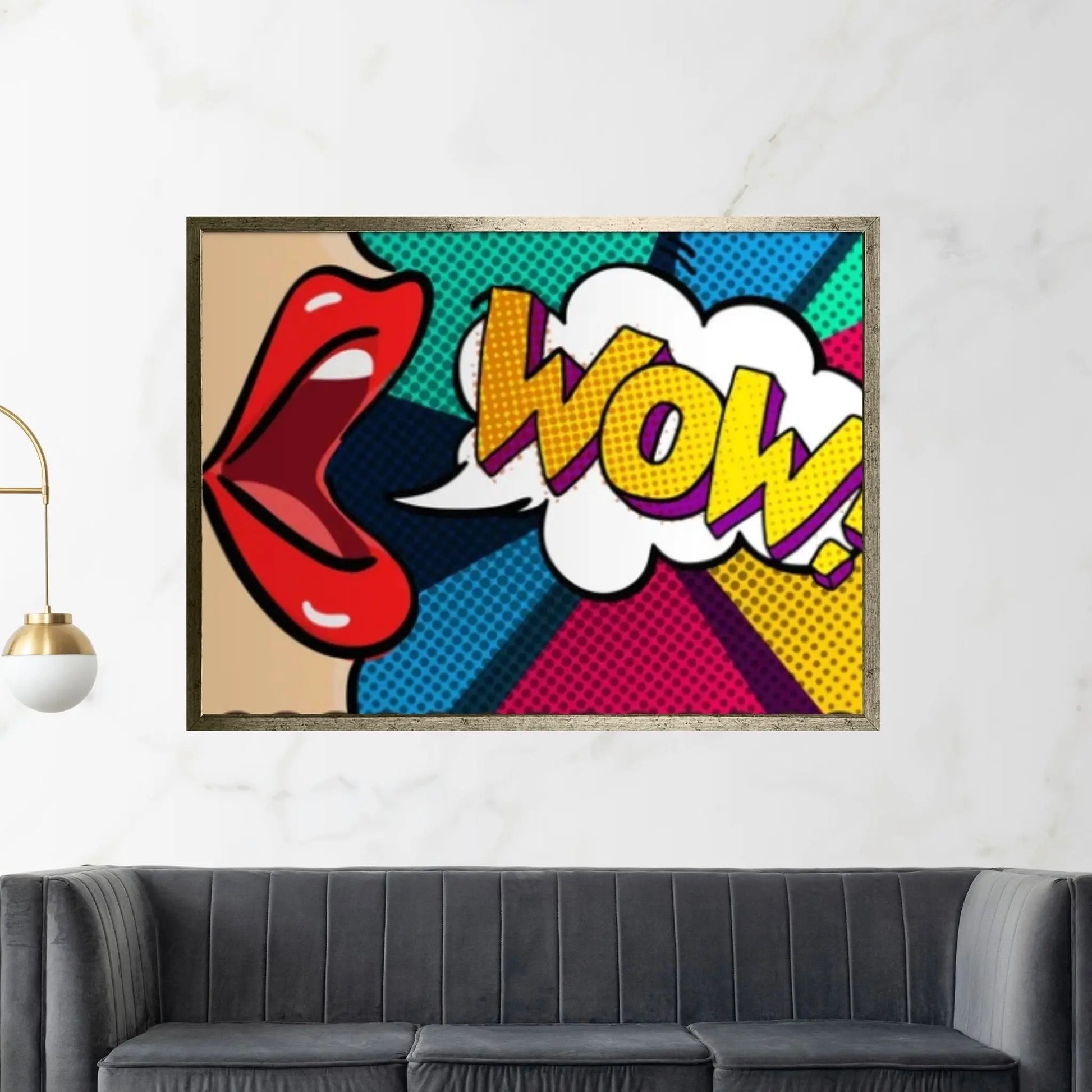 Pop Art Woman Wall Art, Comic Pop Art, Retro Comic - Y Canvas