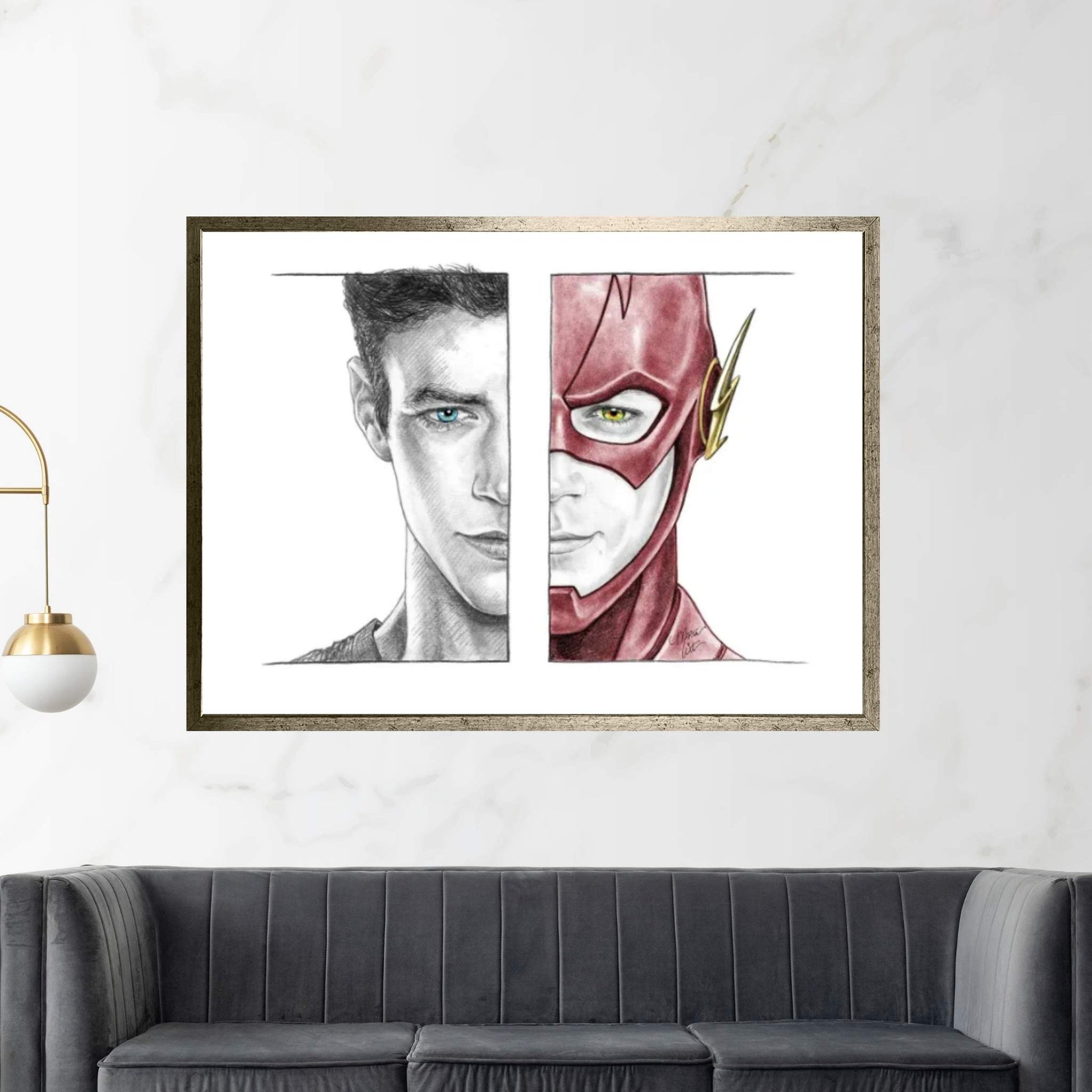 The Flash Canvas Wall Art - Y Canvas