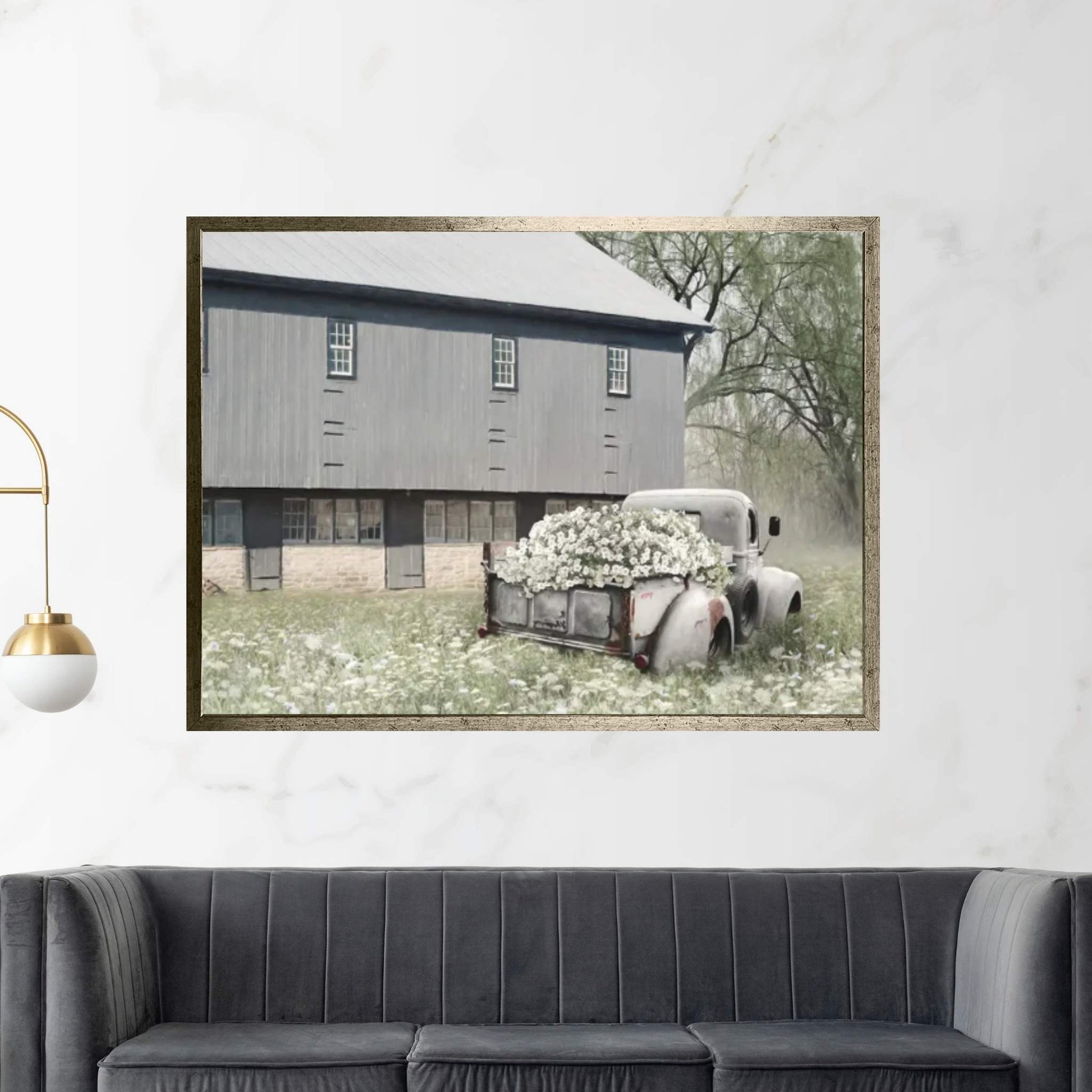 Barn Daze Canvas Wall Art - Y Canvas