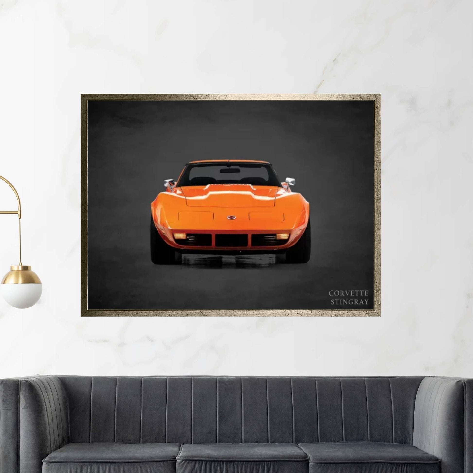 1974 Chevrolet Corvette Stingray Canvas Wall Art - Y Canvas