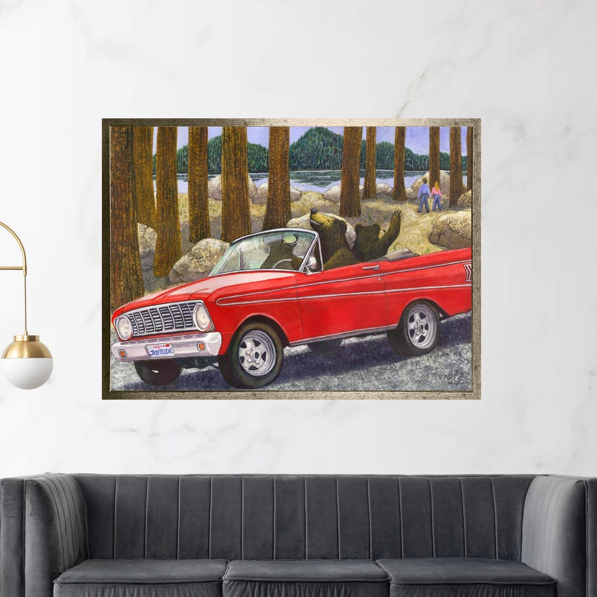 Joy Ride Canvas Wall Art - Y Canvas