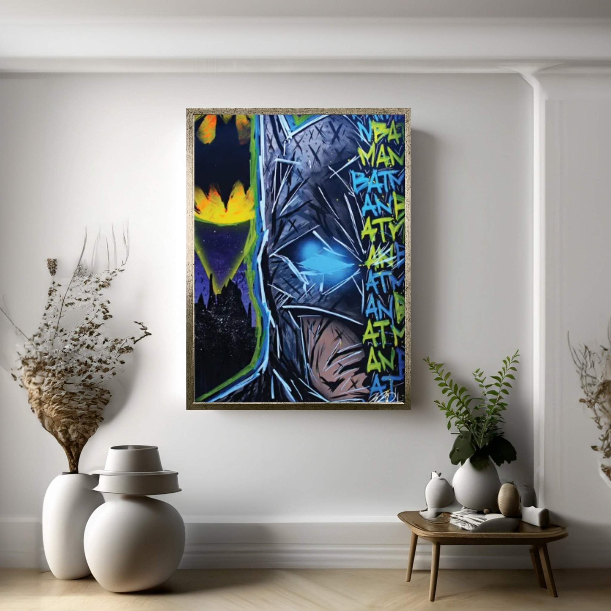 Calling The Bat Canvas Wall Art - Y Canvas