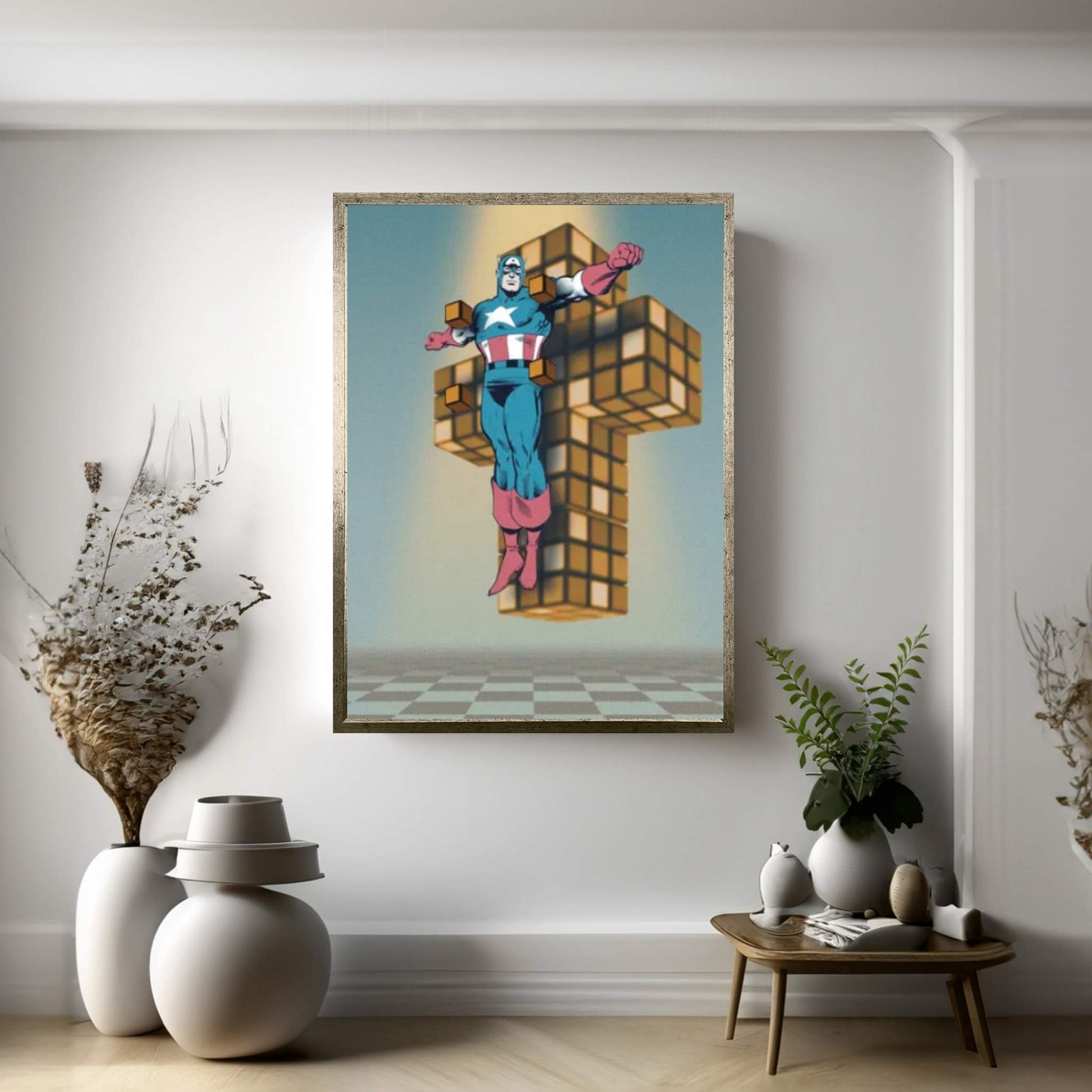 Crucifixion III Canvas Wall Art - Y Canvas