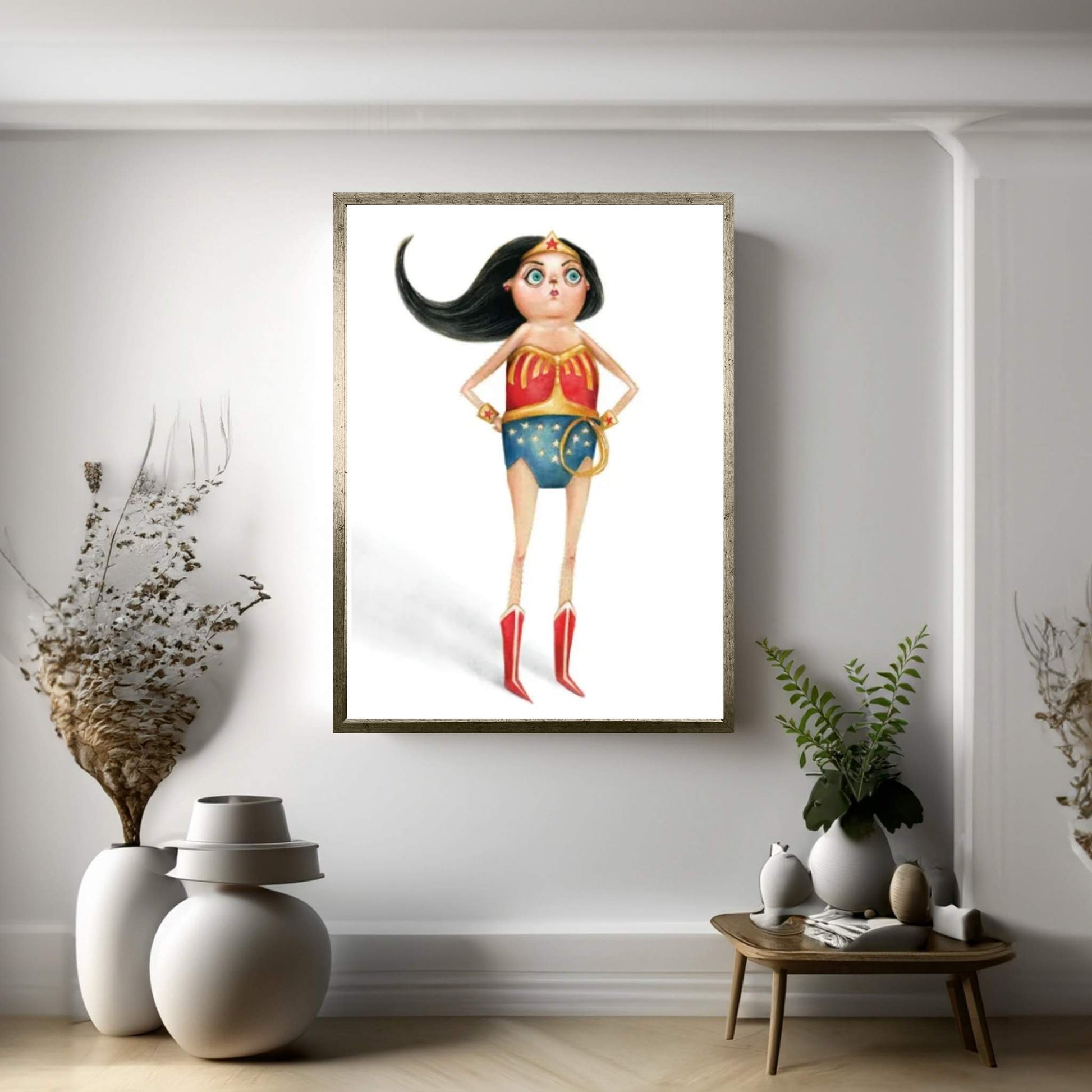 The Real Woman Of Wonder Canvas Wall Art - Y Canvas