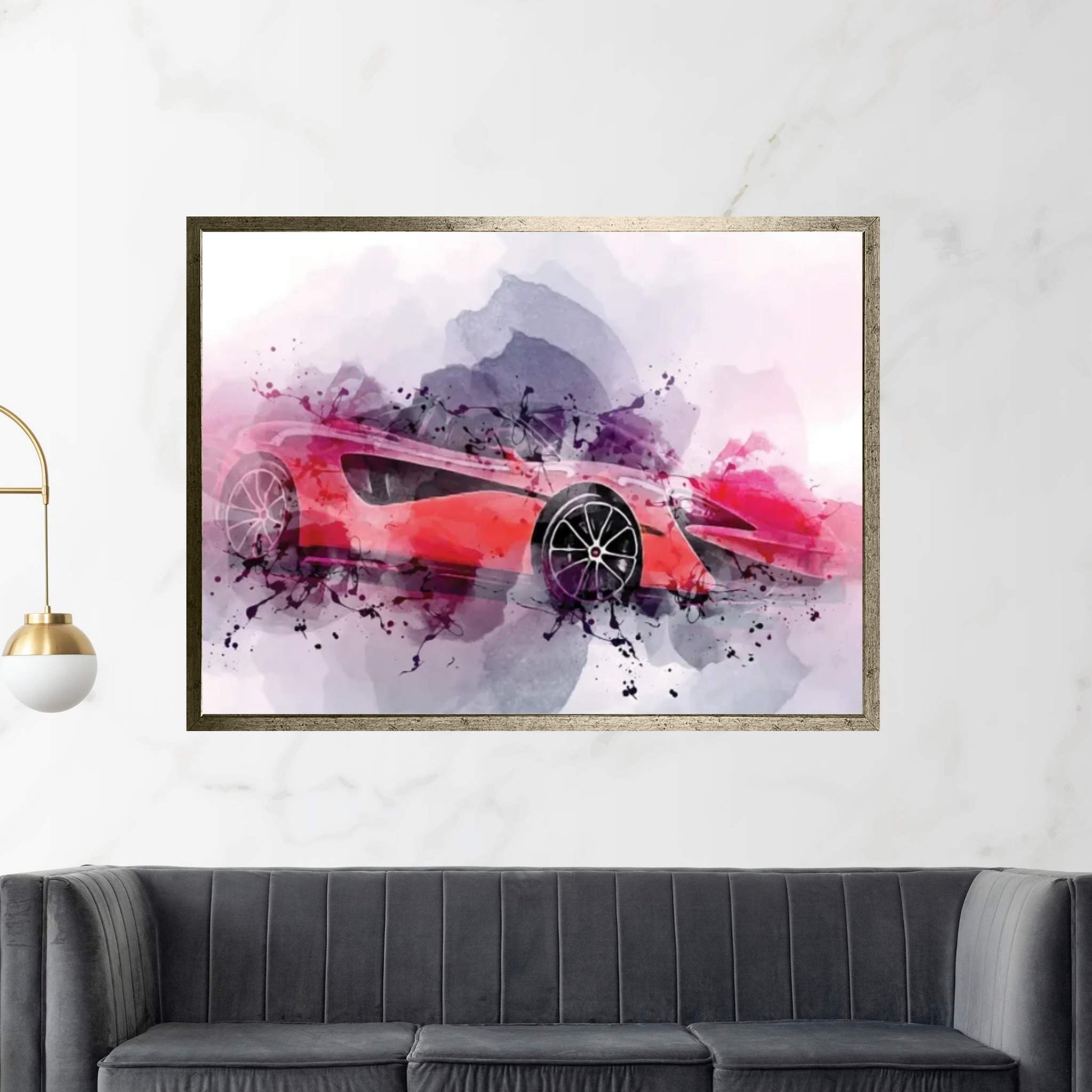 Mclaren V70S Hypercars 2021 Canvas Wall Art - Y Canvas