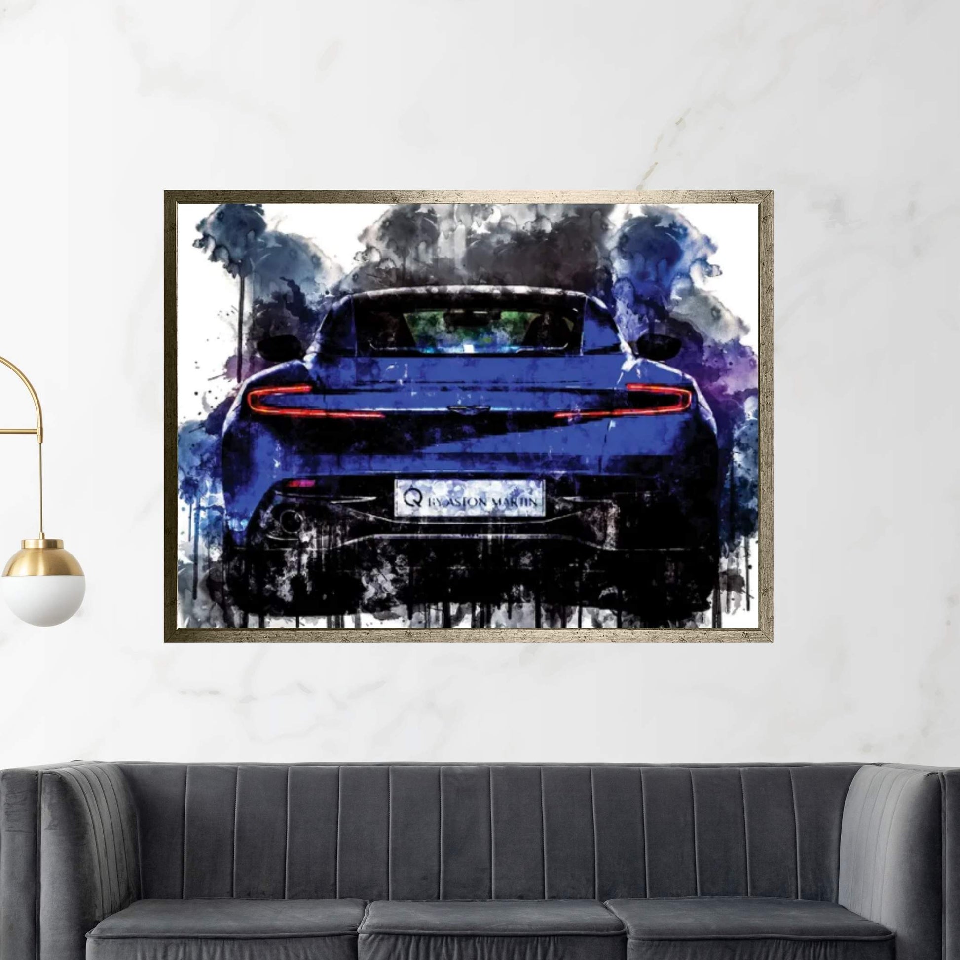 2017 Q Aston Martin DB11 Canvas Wall Art - Y Canvas