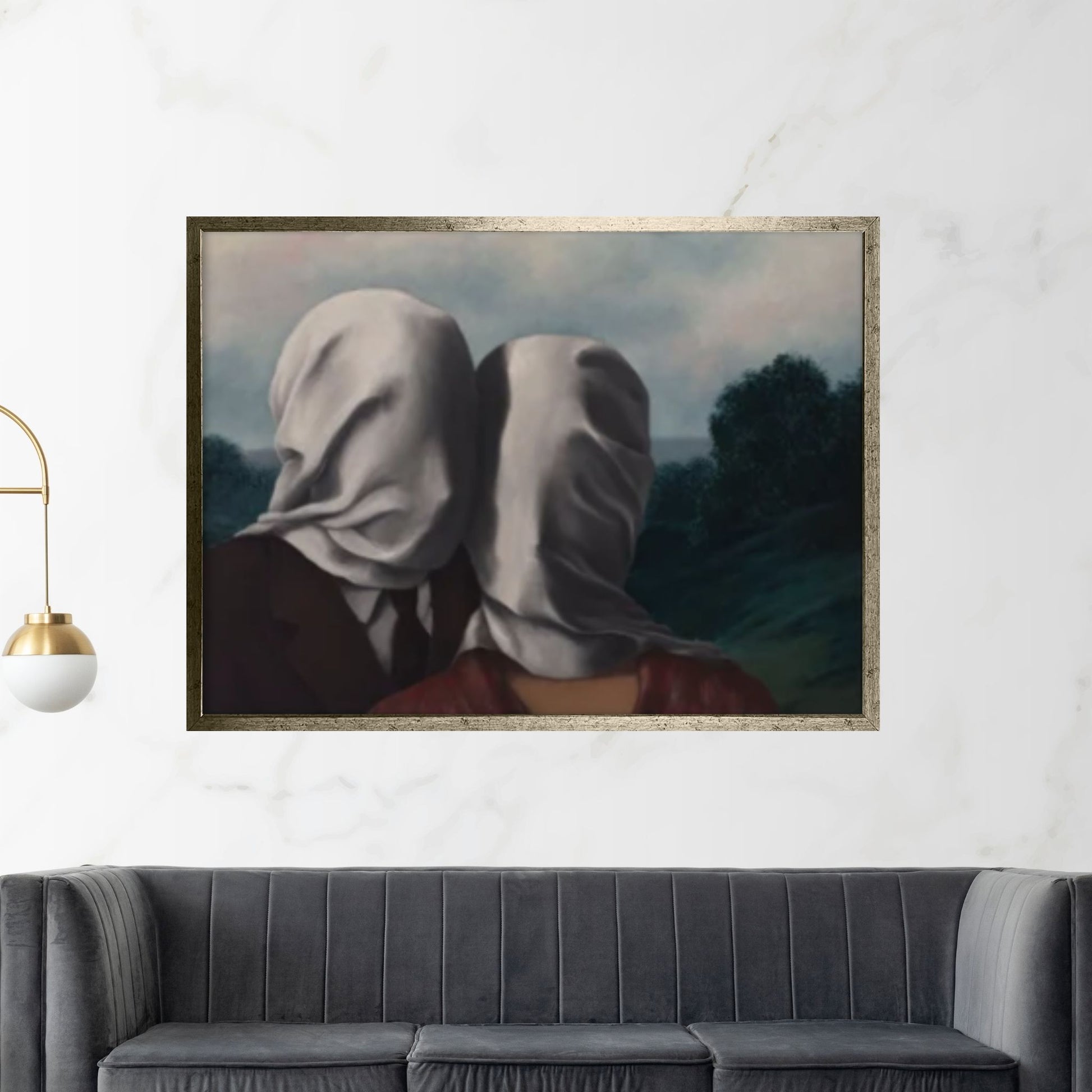 Rene Magritte Canvas Wall Art Poster, Not to be Reproduced Wall Decor Print, Rene Magritte Canvas, Rene Magritte Exhibition Print - Y Canvas