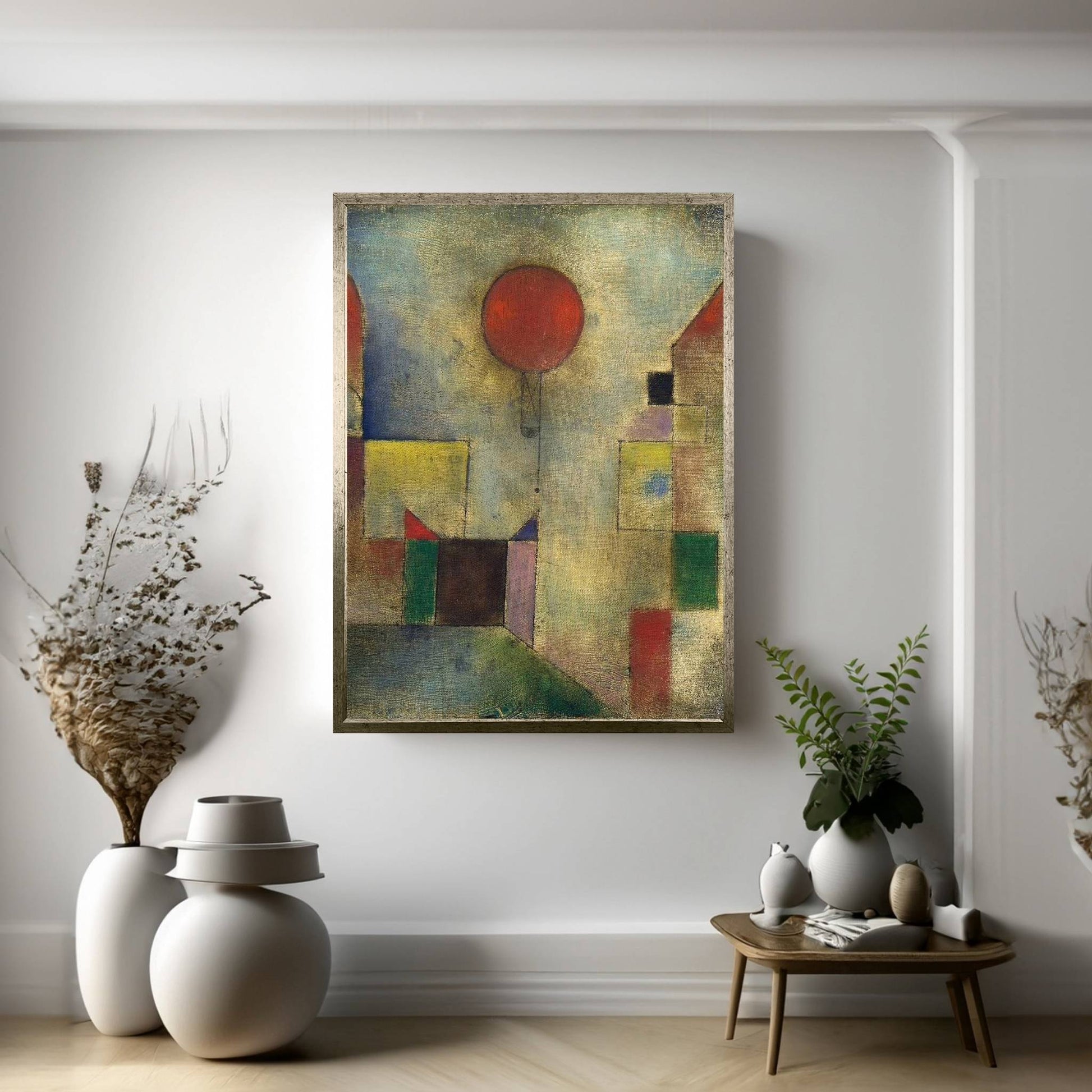 The Red Balloon Canvas Wall Art - Y Canvas