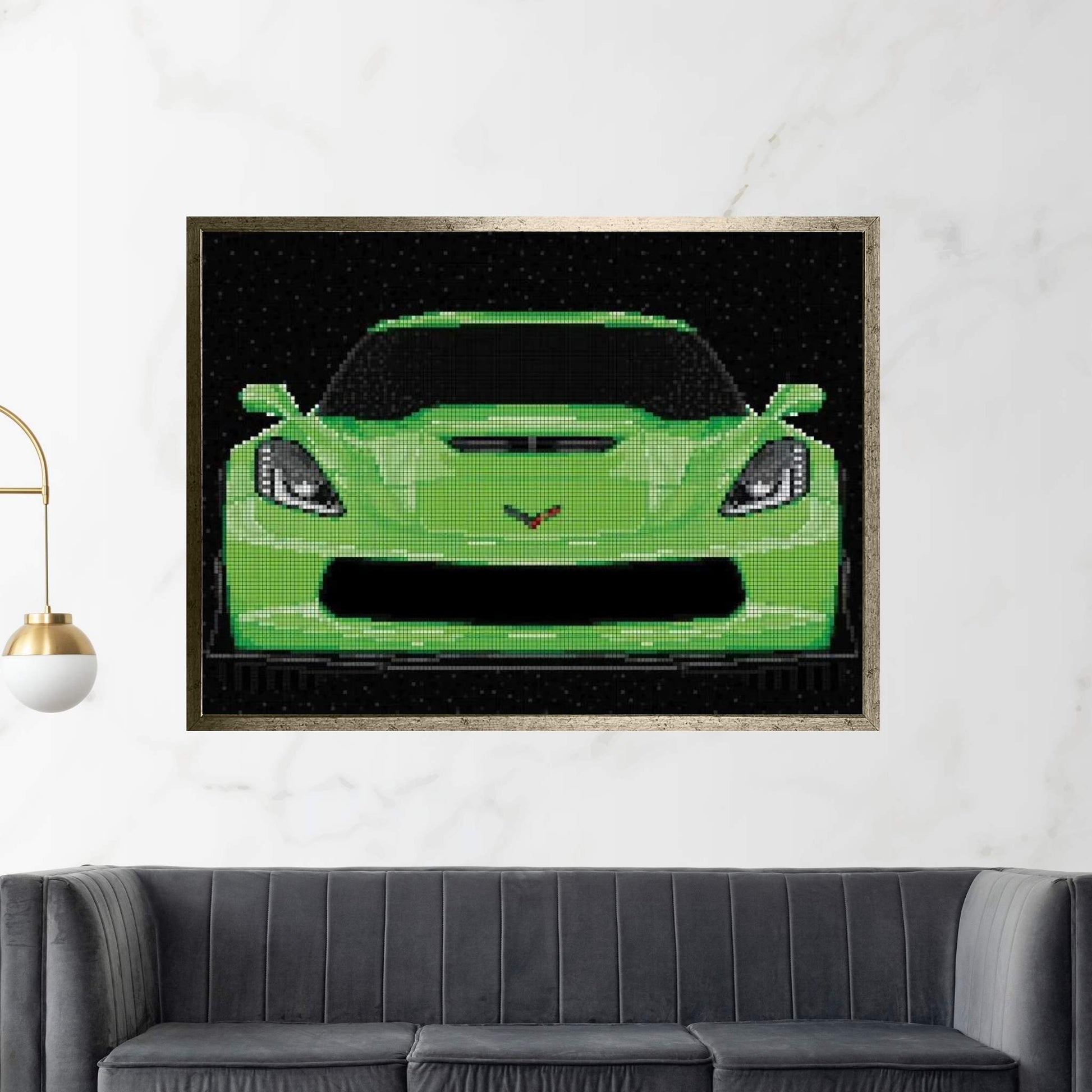 Corvette Canvas Wall Art - Y Canvas