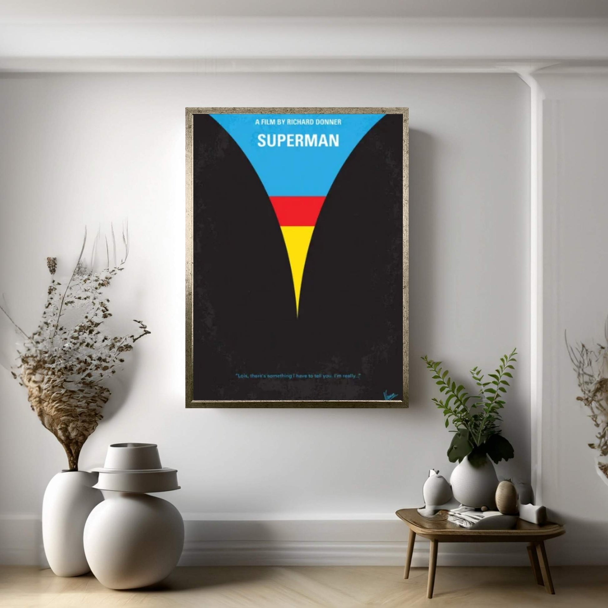 Superman Poster Canvas Wall Art - Y Canvas