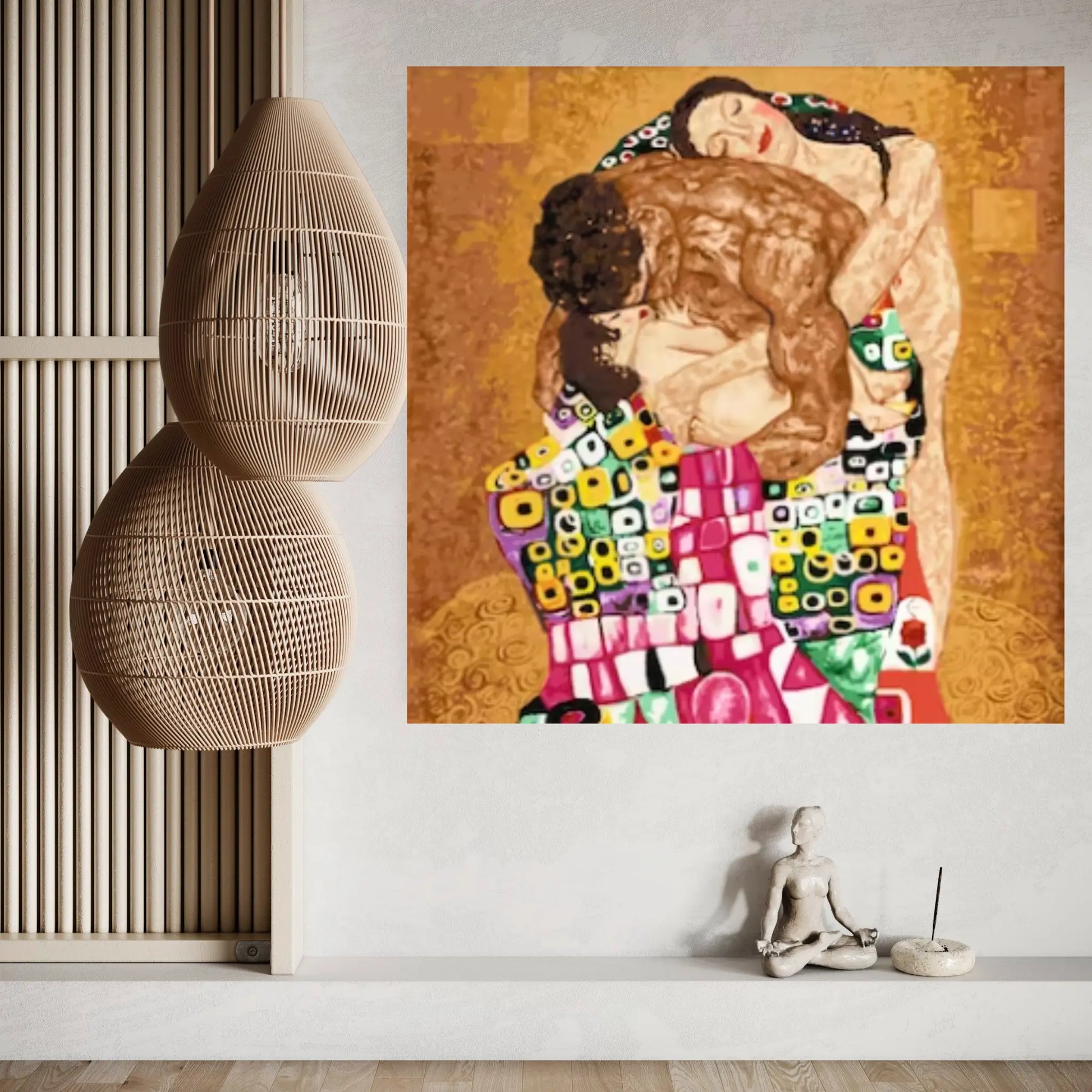 Gustav Klimt The Family, Famous Art Canvas, Gustav Klimt Canvas Art, Art Nouveau Artwork - Y Canvas