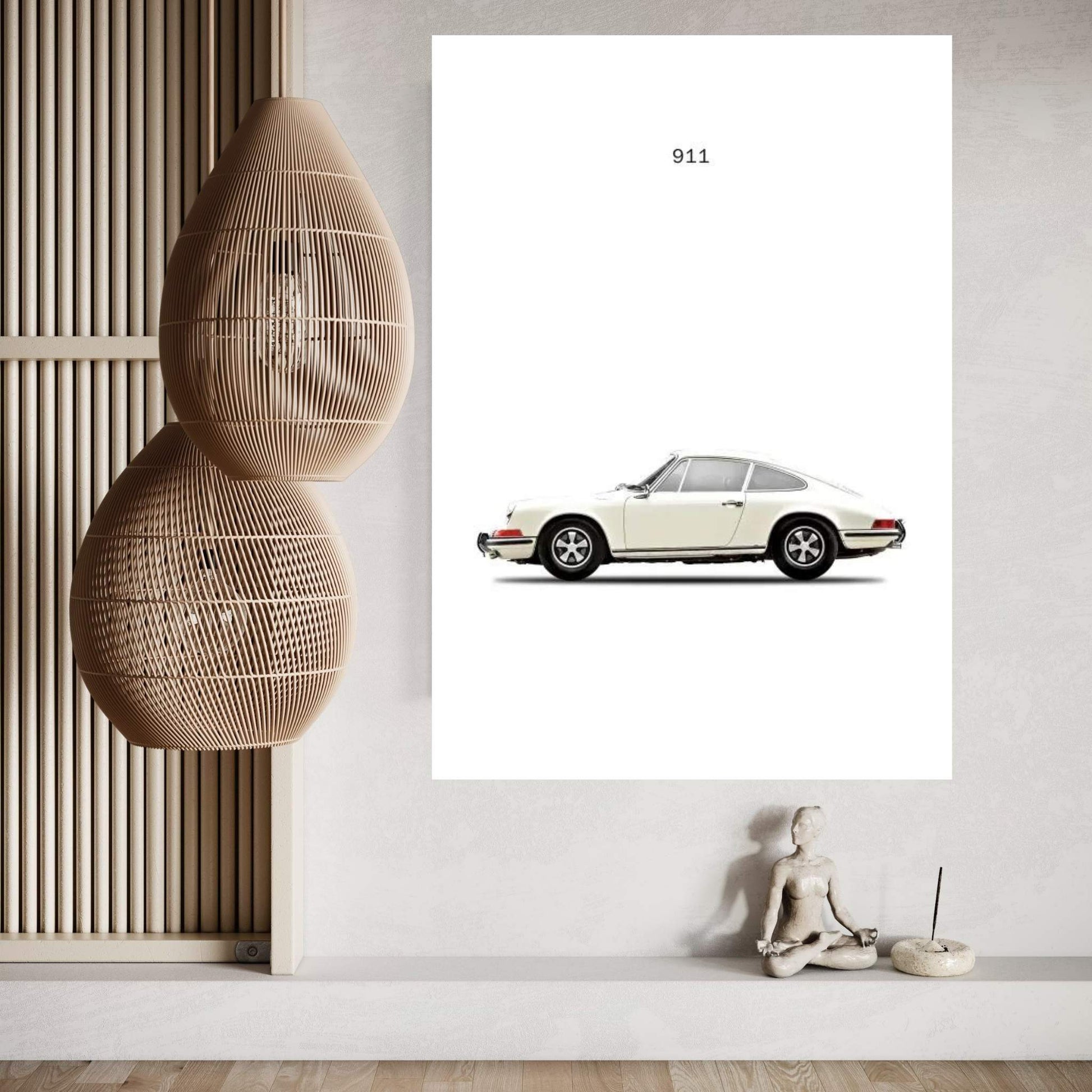 1968 Porsche 911E Canvas Wall Art - Y Canvas