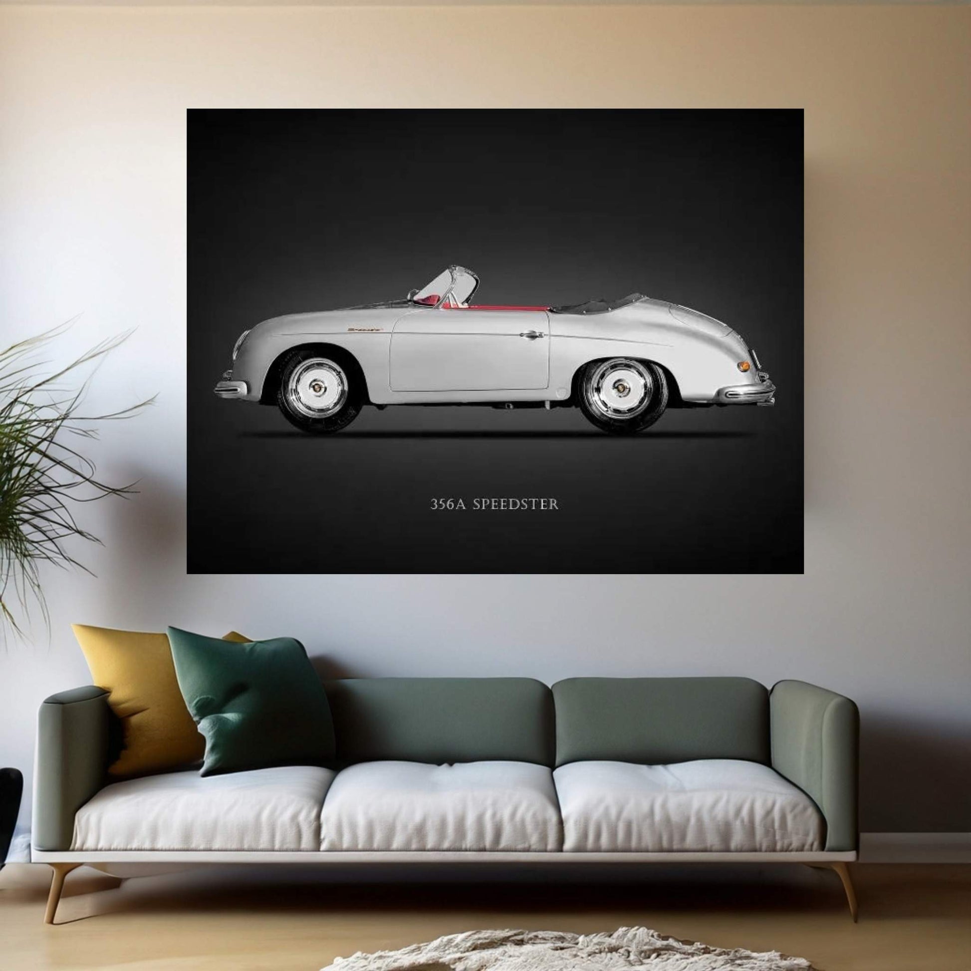 Porsche 356A Speedster 1957 Canvas Wall Art - Y Canvas