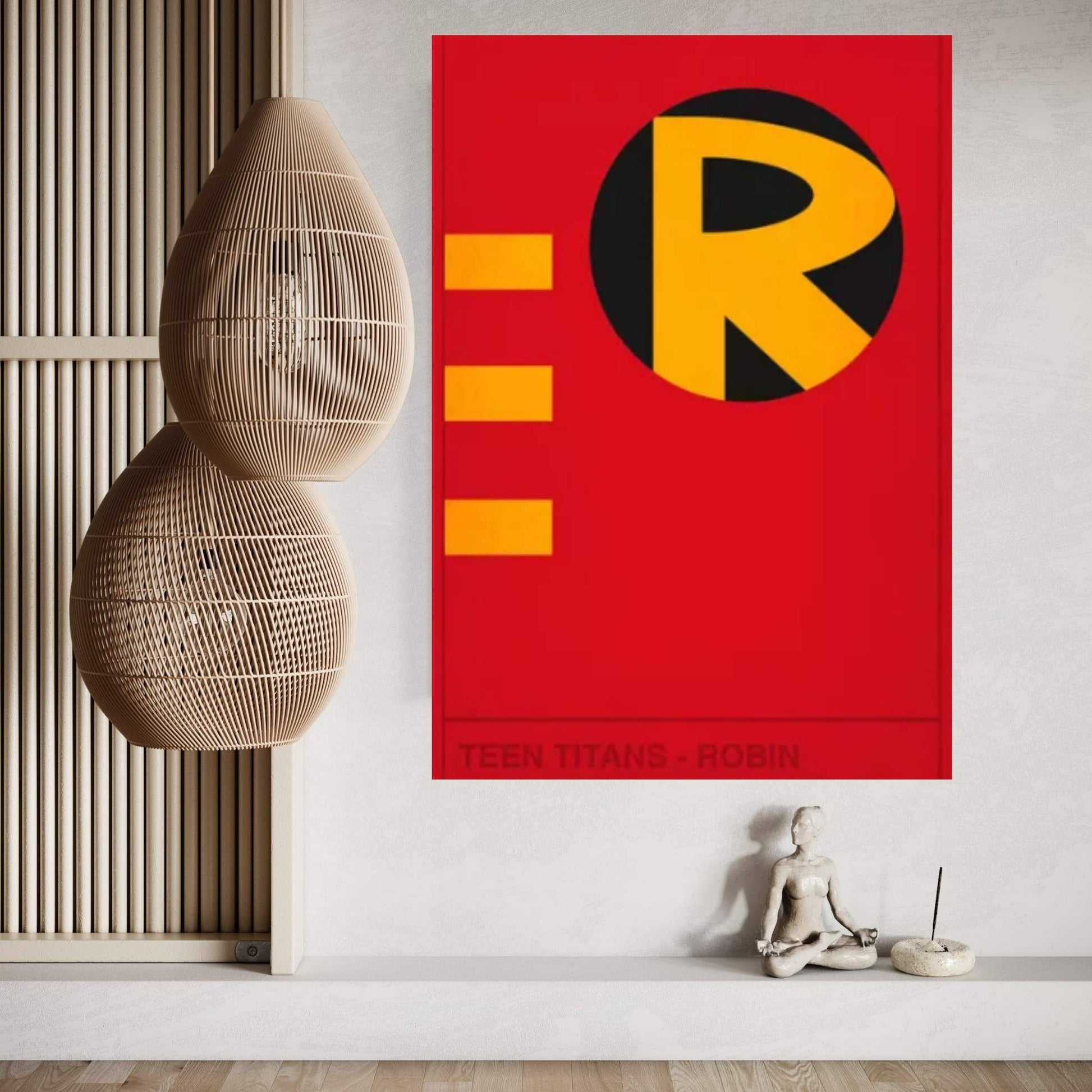 Teen Titans Robin Canvas Wall Art - Y Canvas