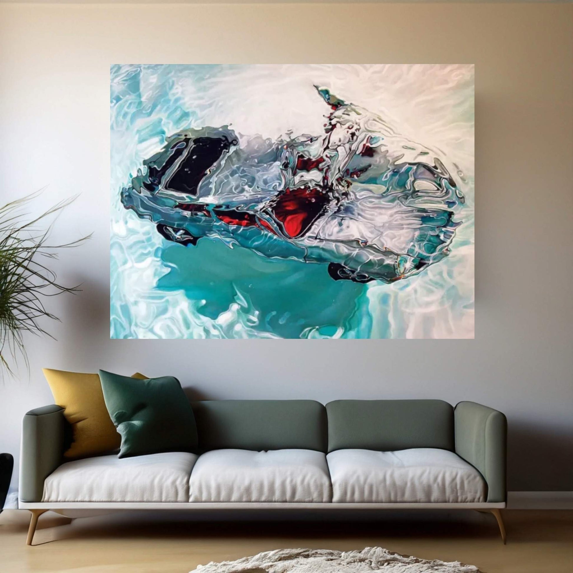 Chlorine I Canvas Wall Art - Y Canvas