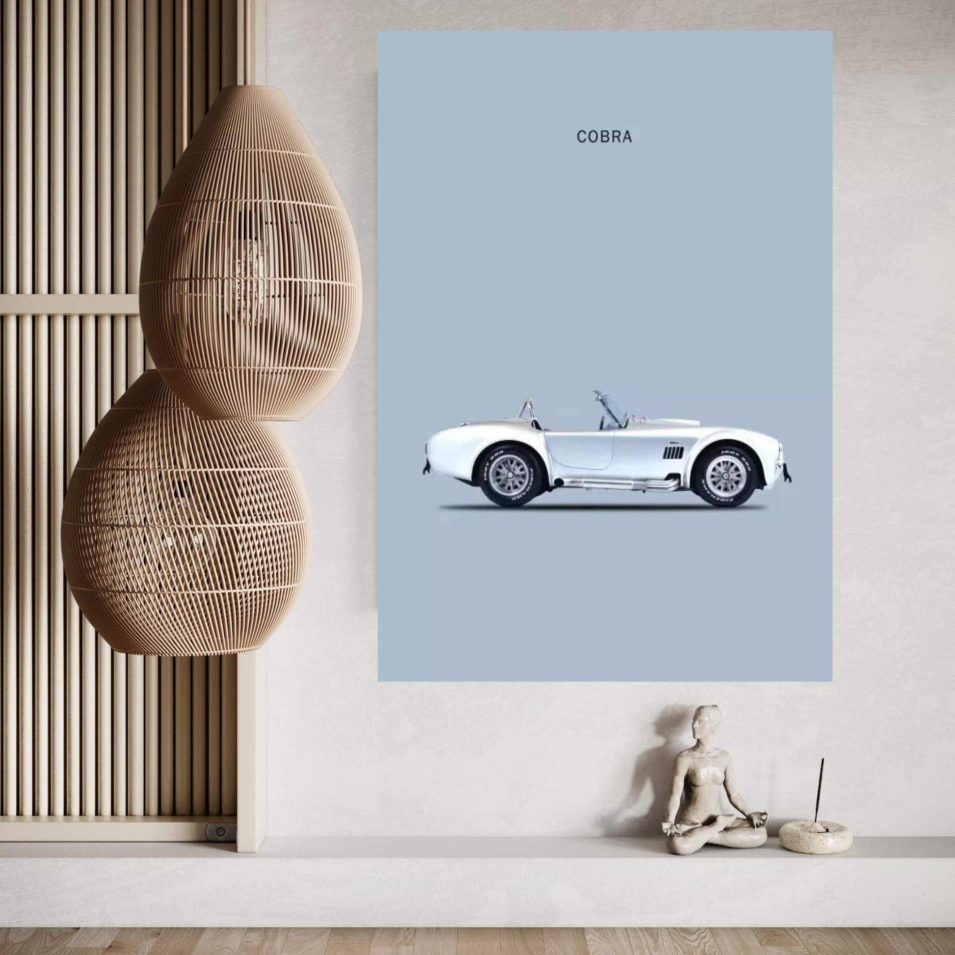 1965 Shelby Cobra Canvas Wall Art - Y Canvas