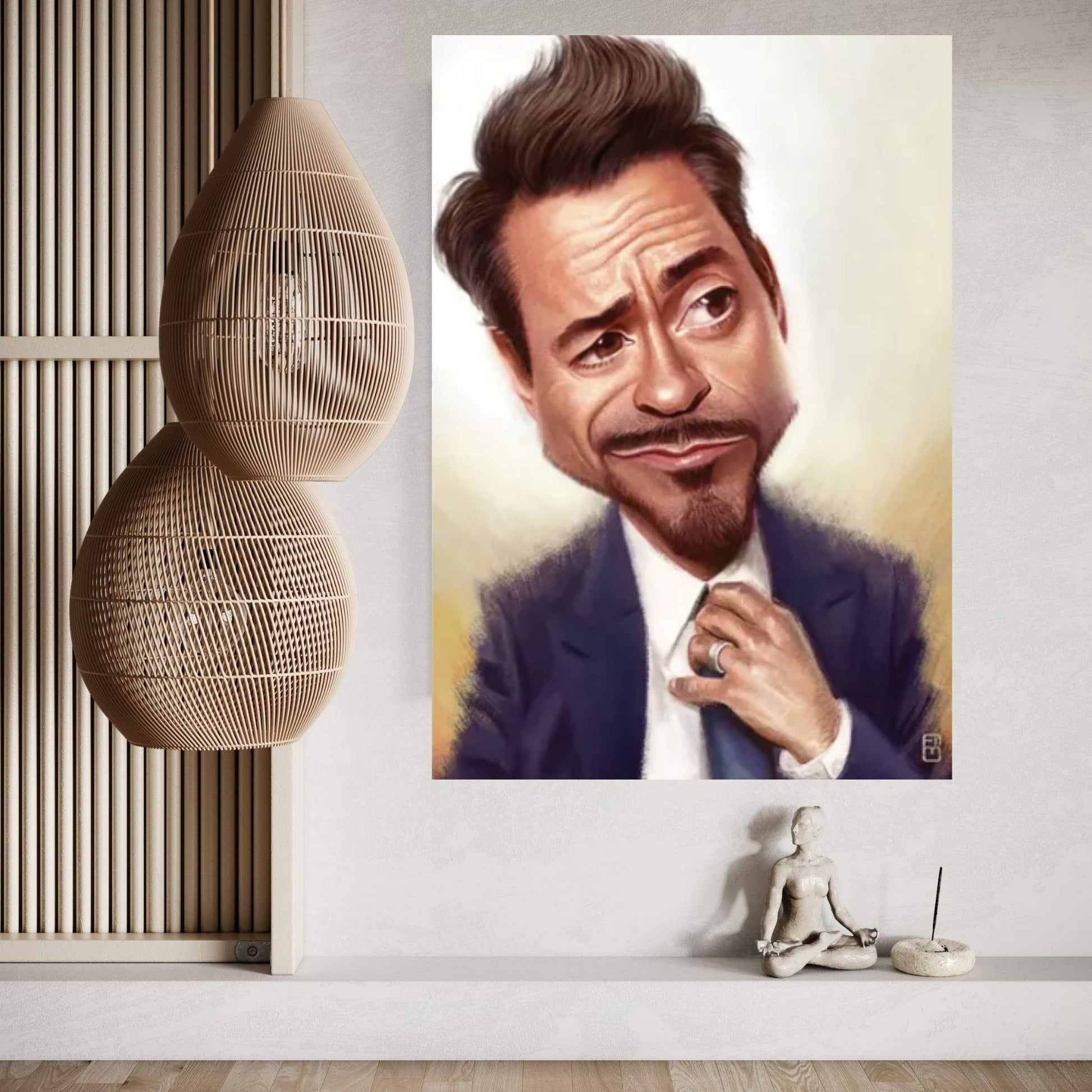 Robert Downey Jr. Canvas Wall Art - Y Canvas