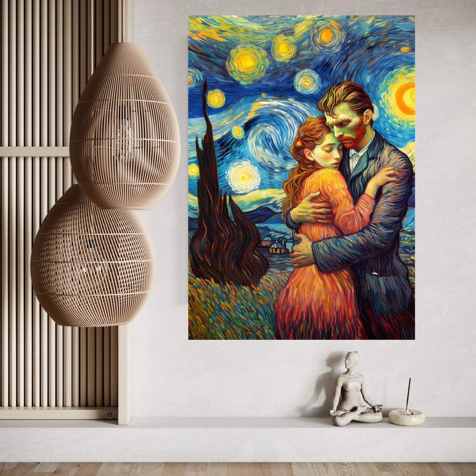 Van Gogh Love Reproduction Canvas Wall Art - Y Canvas