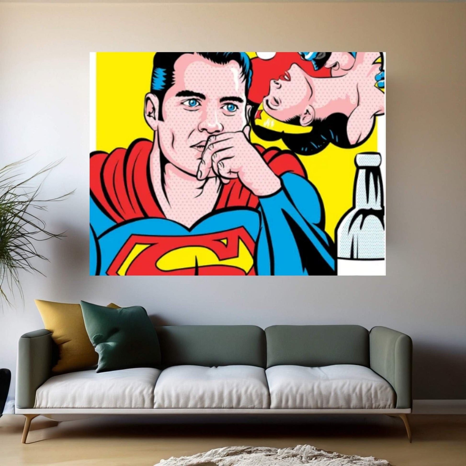 Drown The Super-Sorrows Canvas Wall Art - Y Canvas