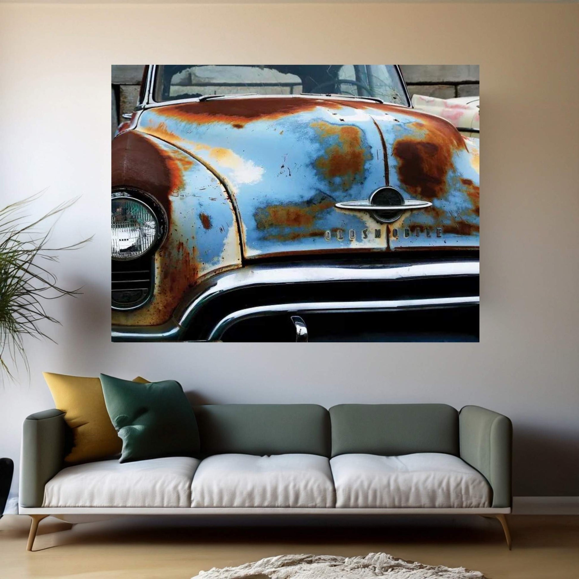 Oldsmobile Front Grill Canvas Wall Art - Y Canvas