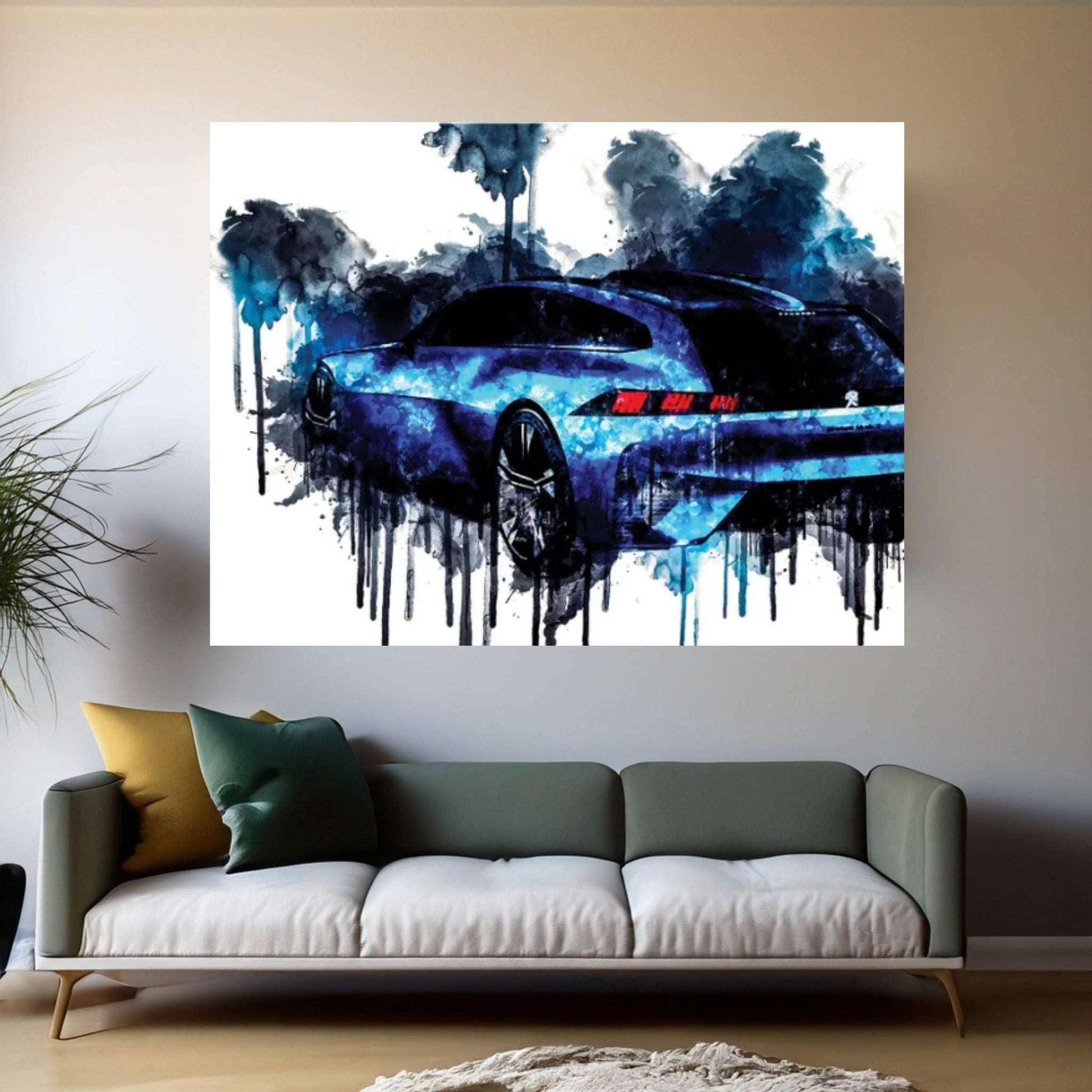 Car 2017 Peugeot Instinct Concept Canvas Wall Art - Y Canvas