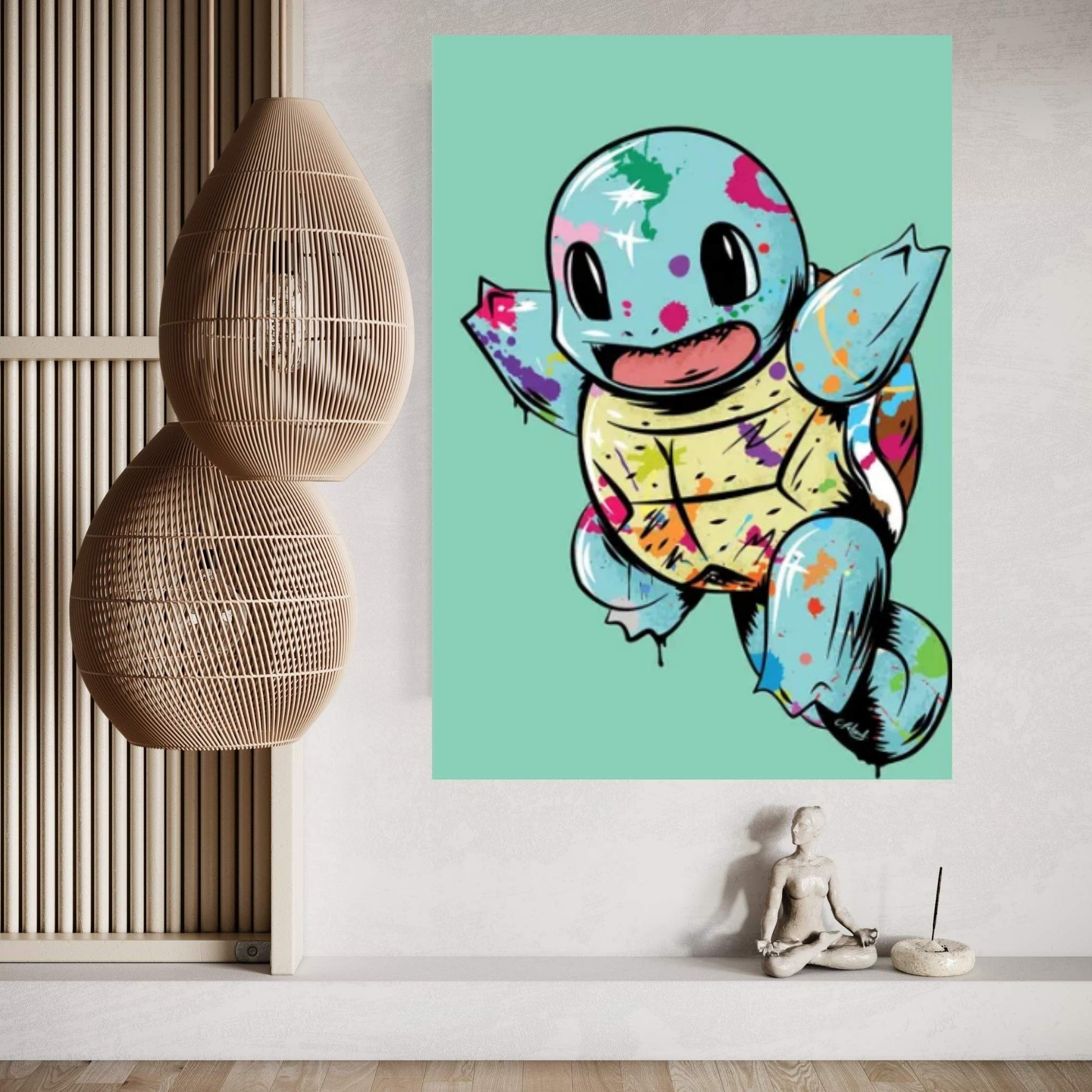 Pokémon - Squirtle Canvas Wall Art - Y Canvas